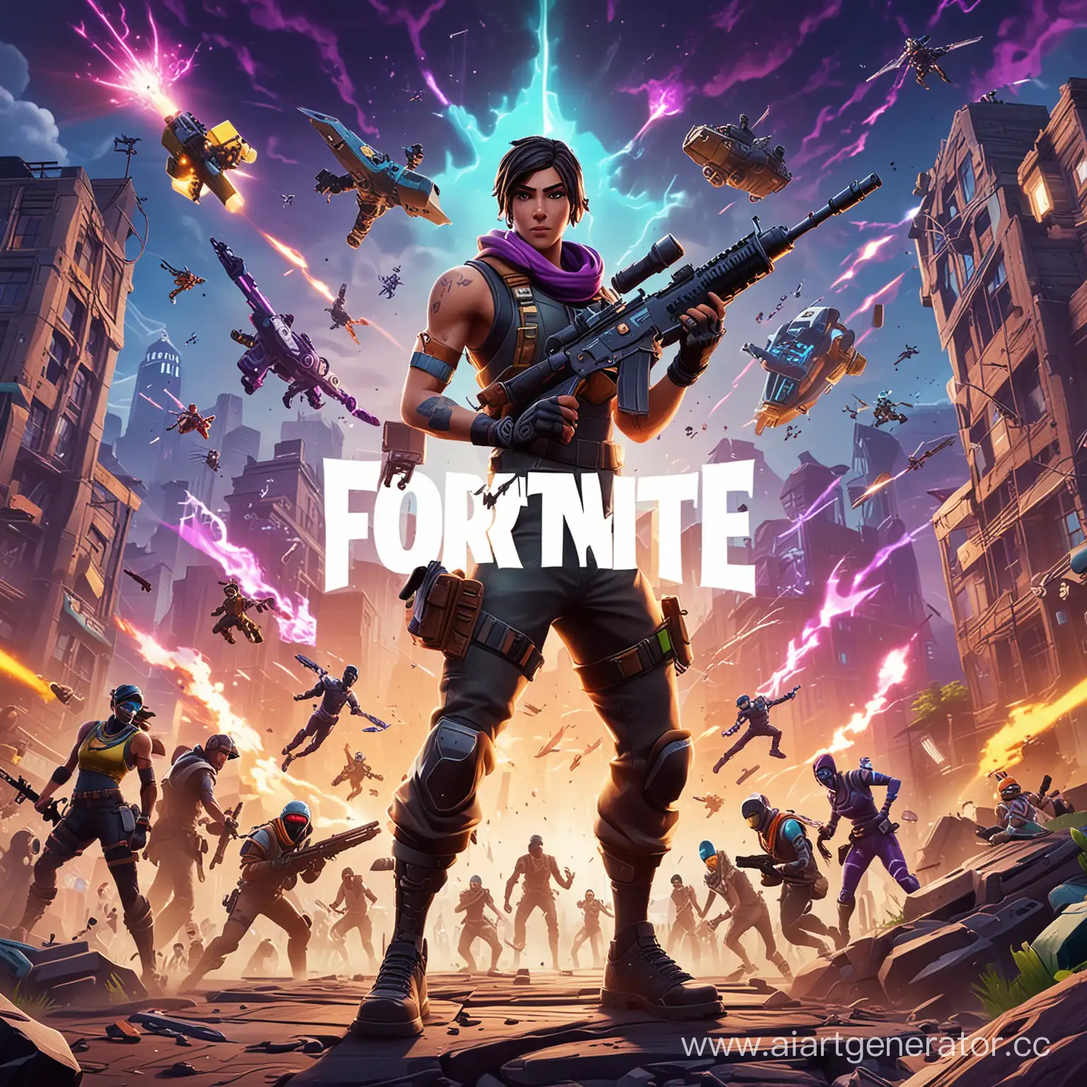 Epic-Fortnite-Battle-Scene-Dynamic-Action-with-Famous-Game-Characters