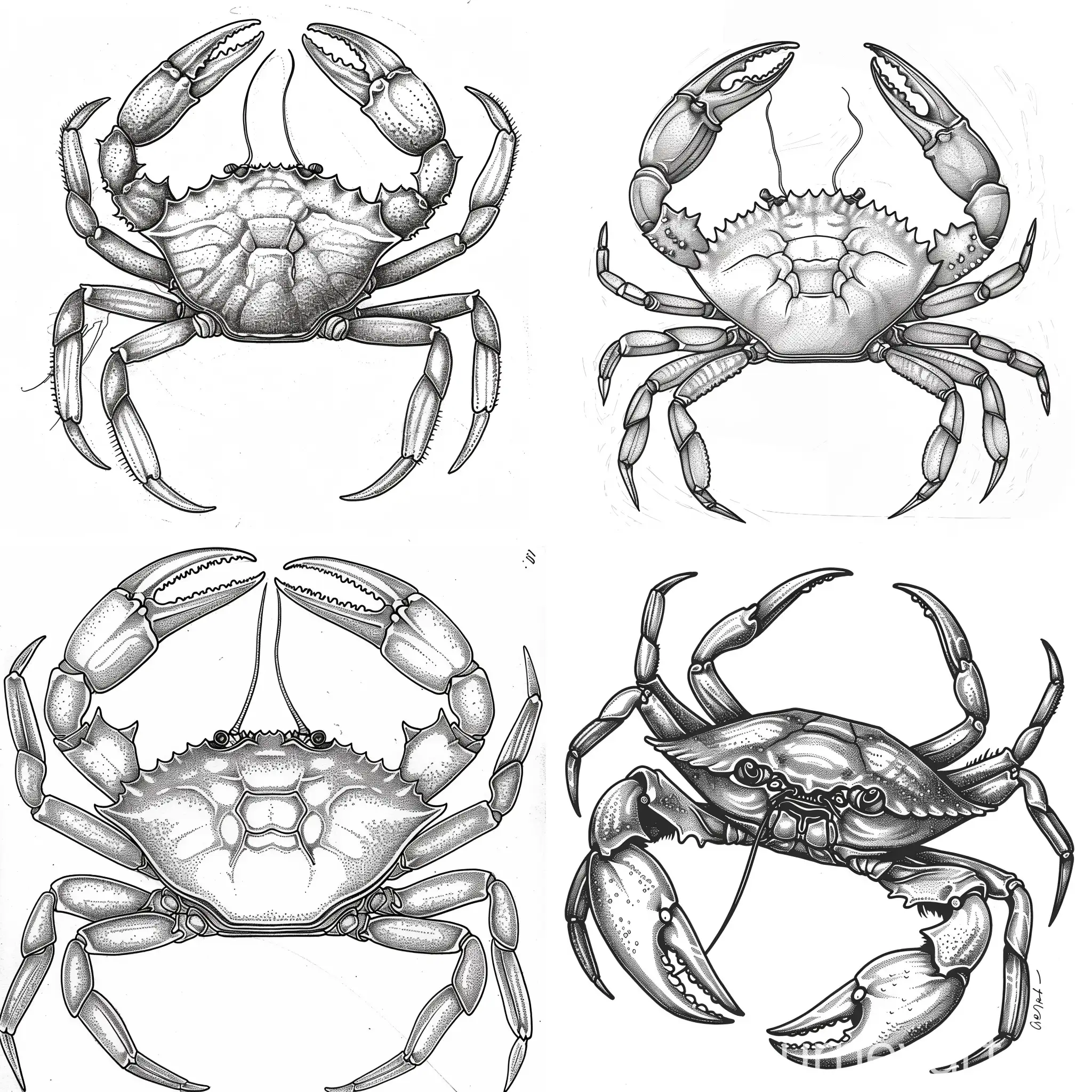 Colorful-Single-Line-Drawing-of-a-Crab