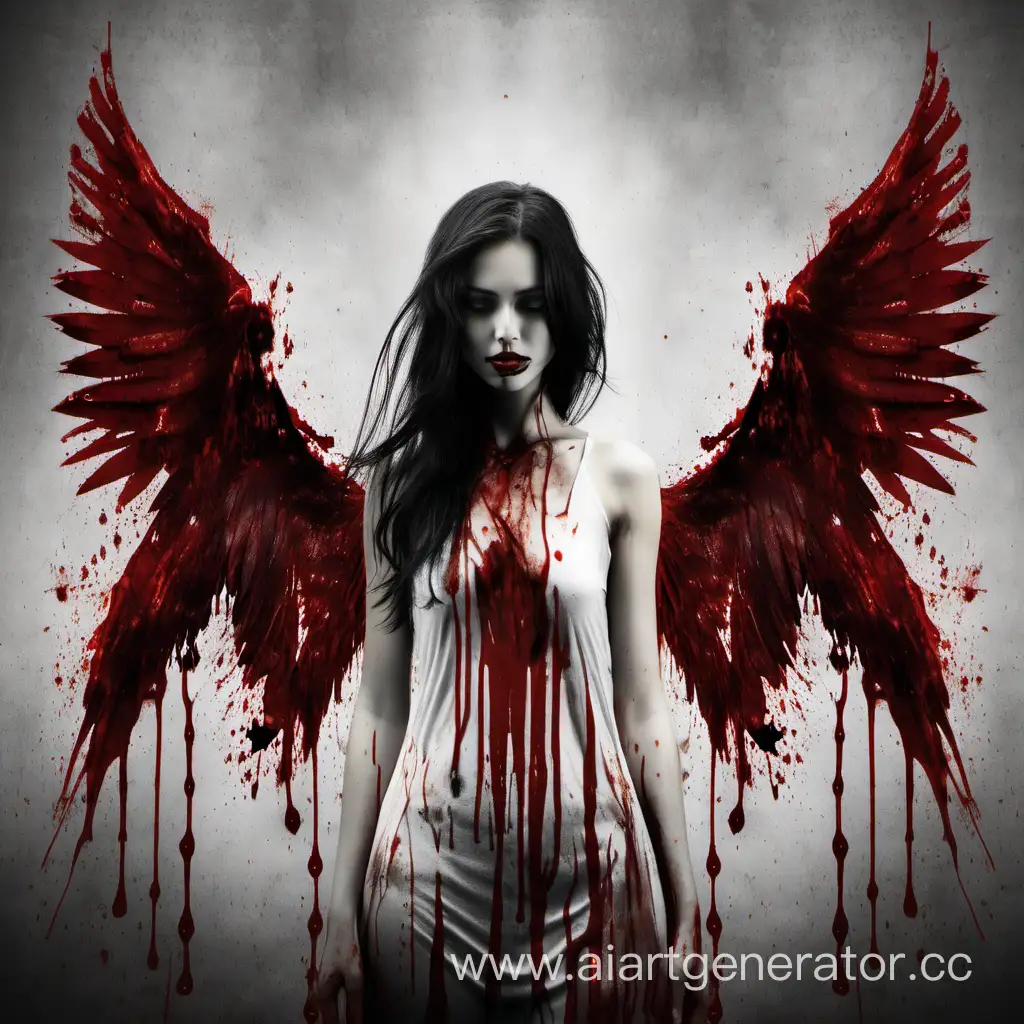 Gothic-Angel-with-Bloodied-Wings-in-Moonlit-Night