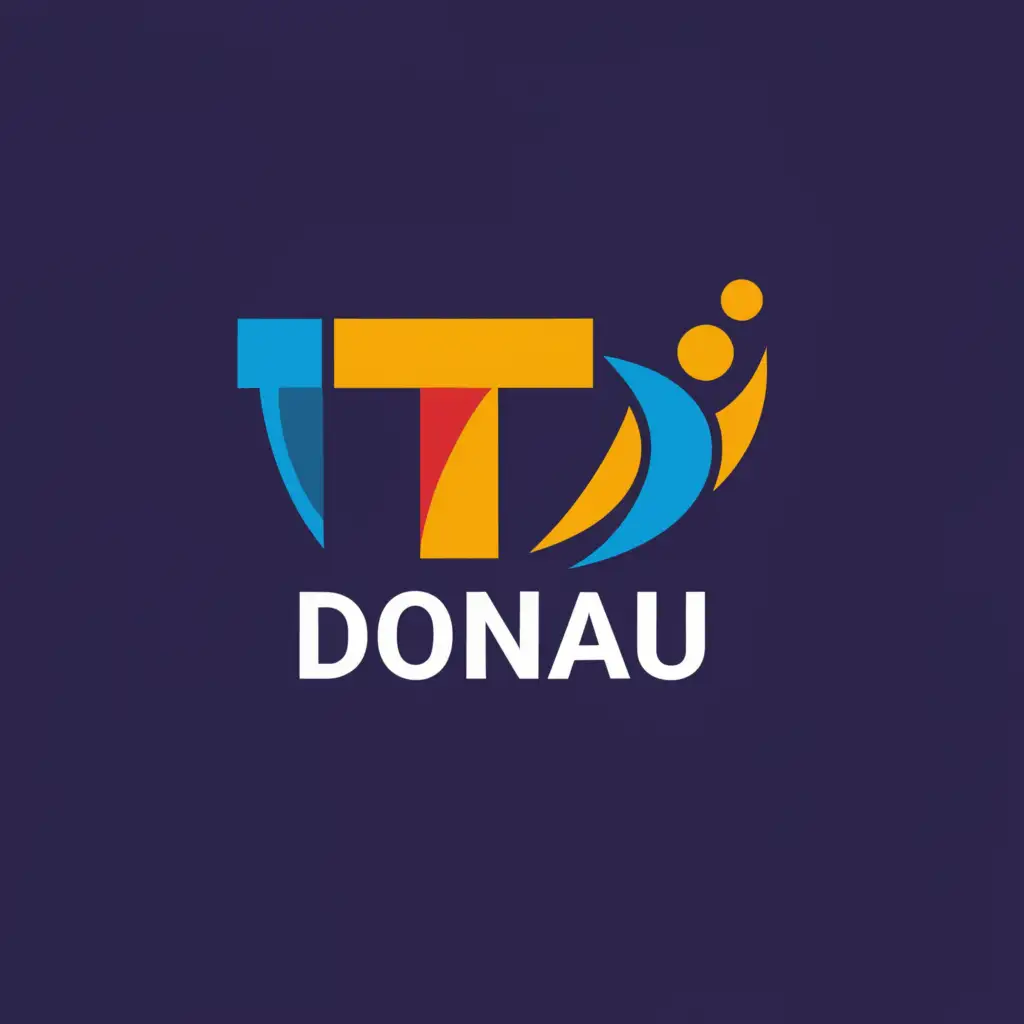 Logo-Design-for-TT-Donau-Dynamic-Table-Tennis-Racket-Illustration-for-Sports-Fitness-Brand