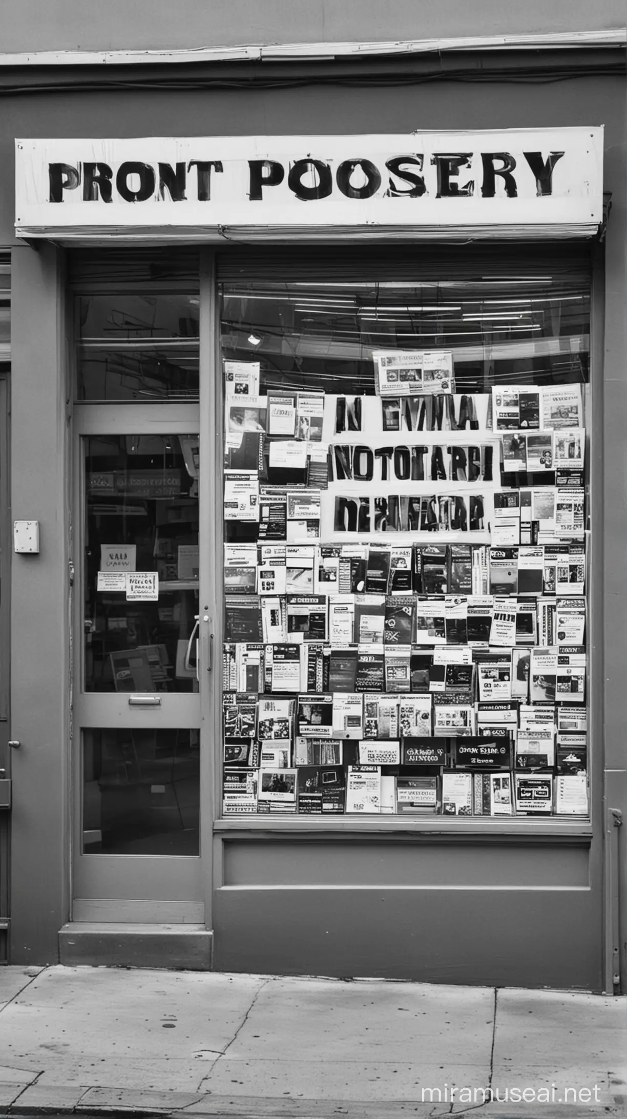 Busy Day at the Front of a Photocopy Store