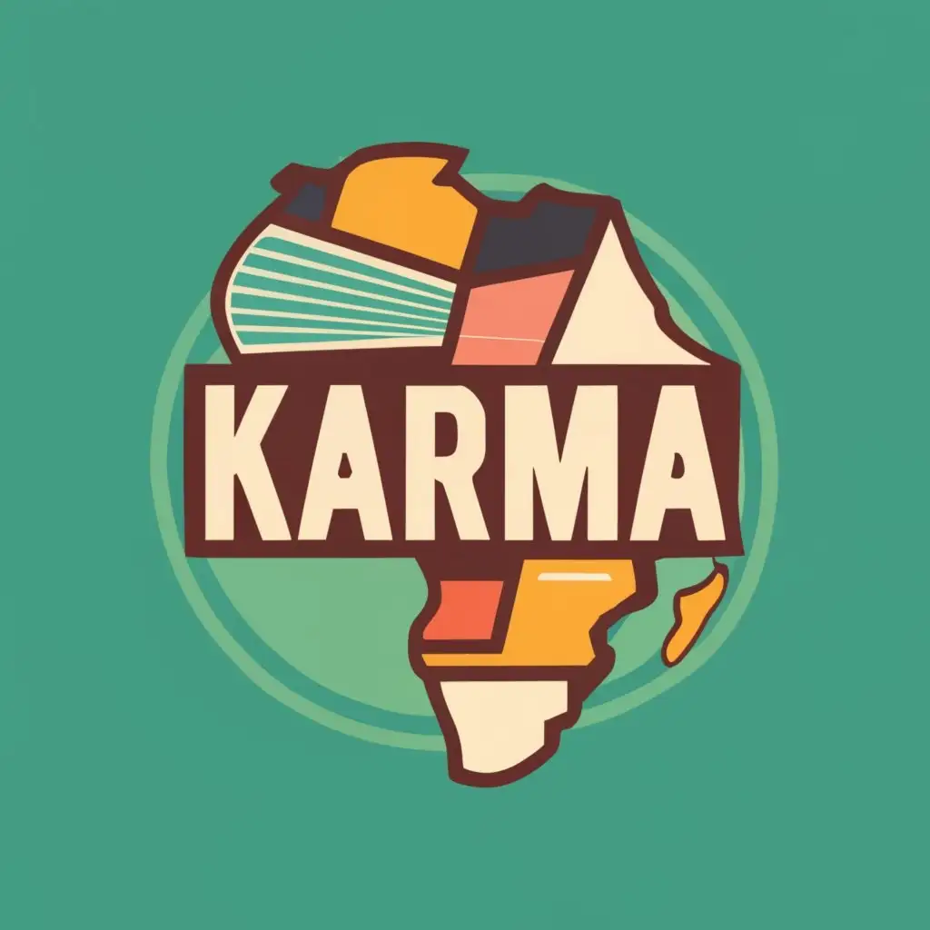 logo, Africa, with the text "Karma payment solutions", typography, be used in Finance industry