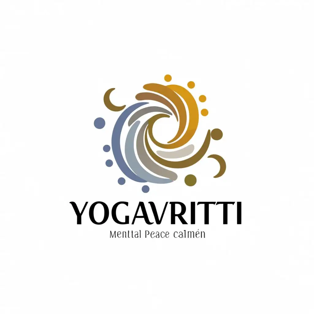 a logo design,with the text "Yogavritti", main symbol:Minimalism
yoga element
Mental peace
whirl pool
Swirl
Sun and Moon
Water ripples
Calmness,Minimalistic,clear background