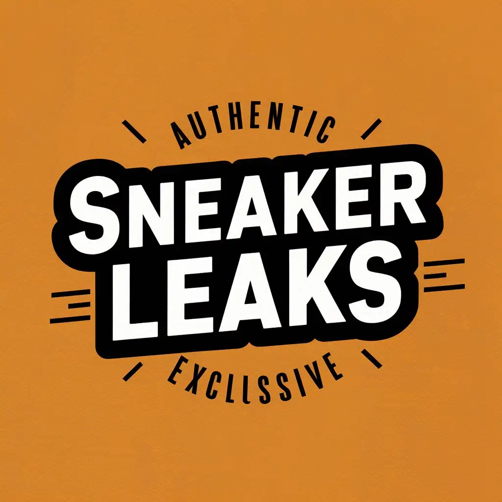 logo, Authentic and Exclusive, with the text "Sneaker Leaks", typography, be used in Retail industry