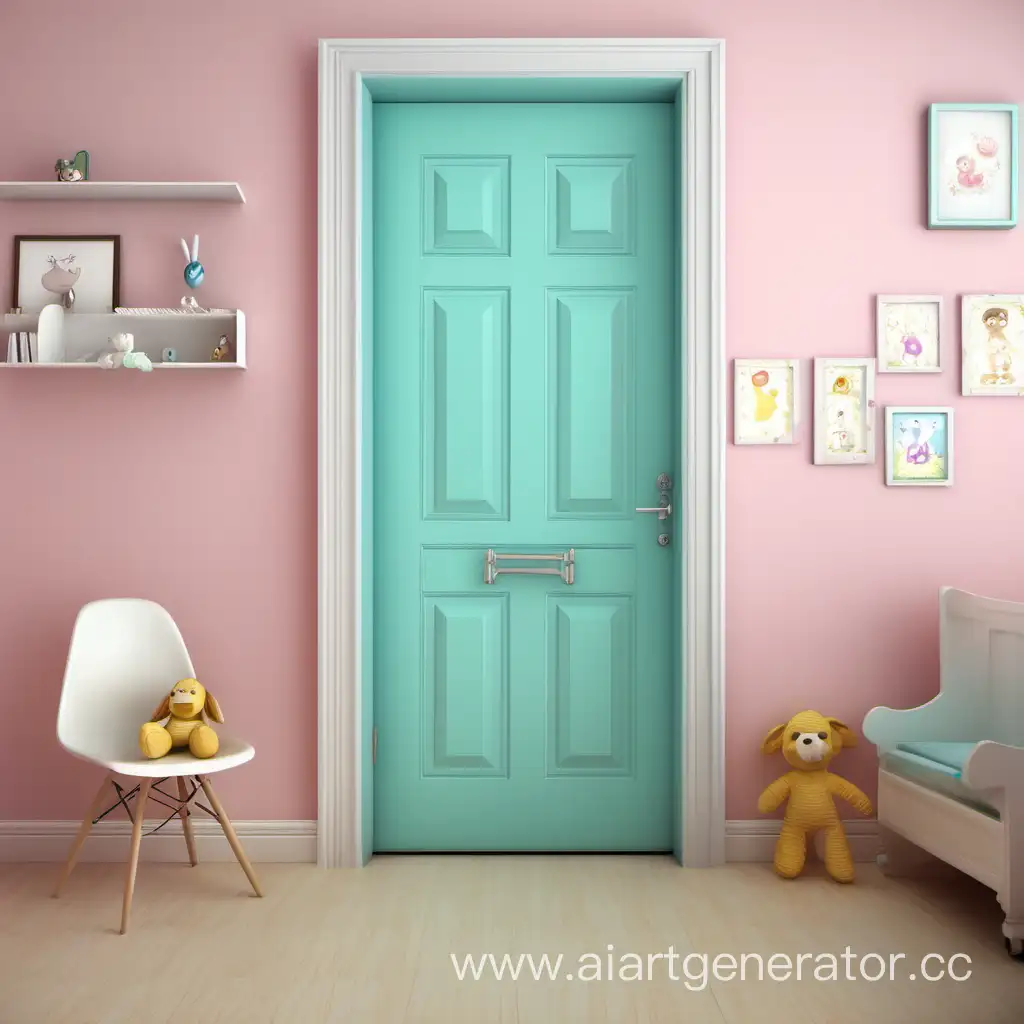 Cartoonish-Door-for-Children