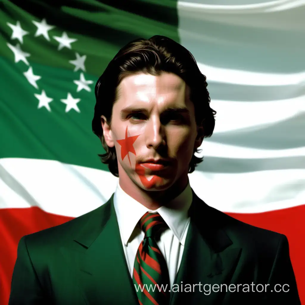 American-Psycho-Actor-Christian-Bale-with-Republic-of-Tatarstan-Flag