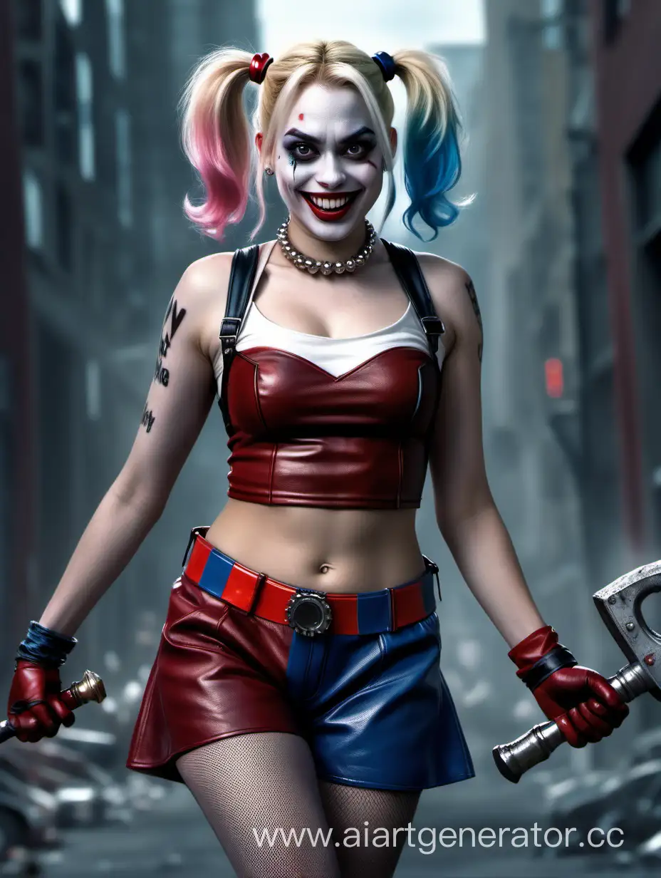 Hyperrealism-16k-Harley-Quinn-A-Dangerous-Charmer-with-a-Cunning-Smile