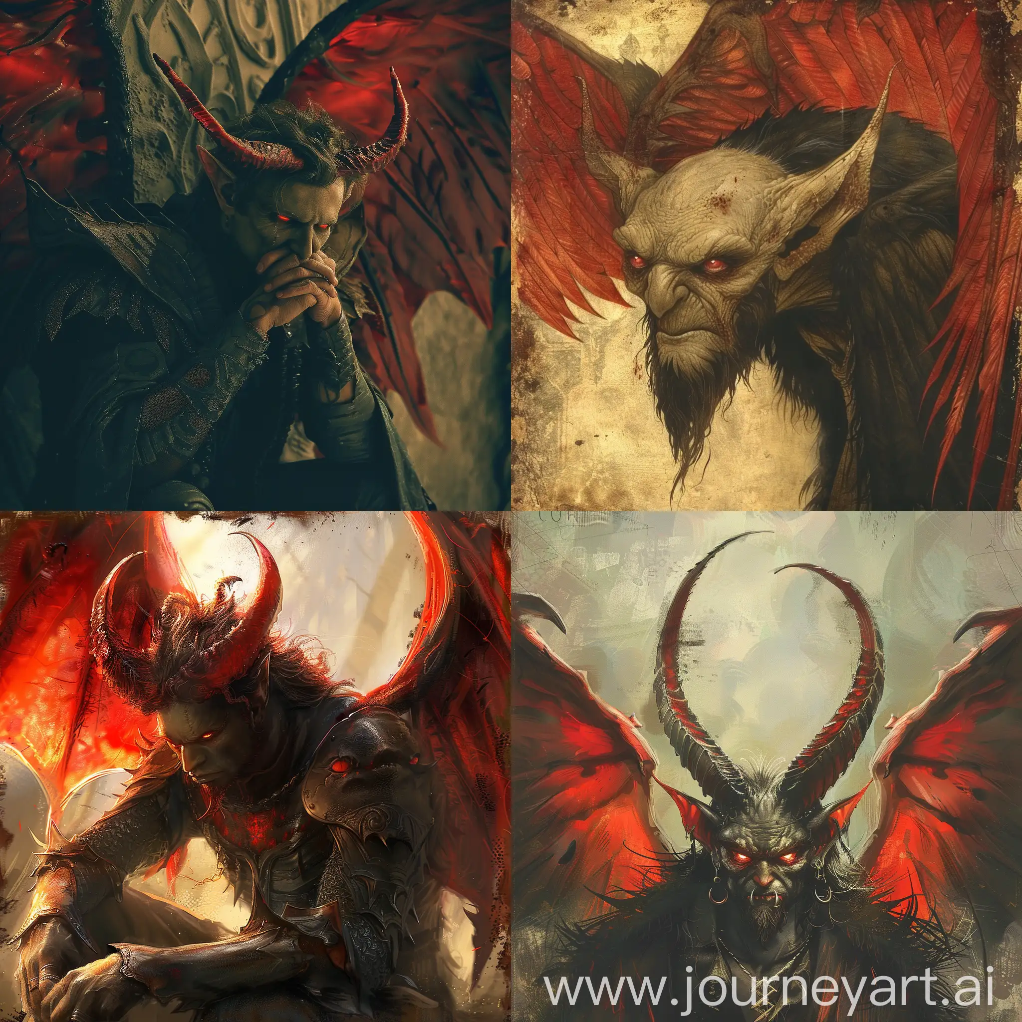Cunning-Devil-with-Red-Wings-Sinister-Portrait