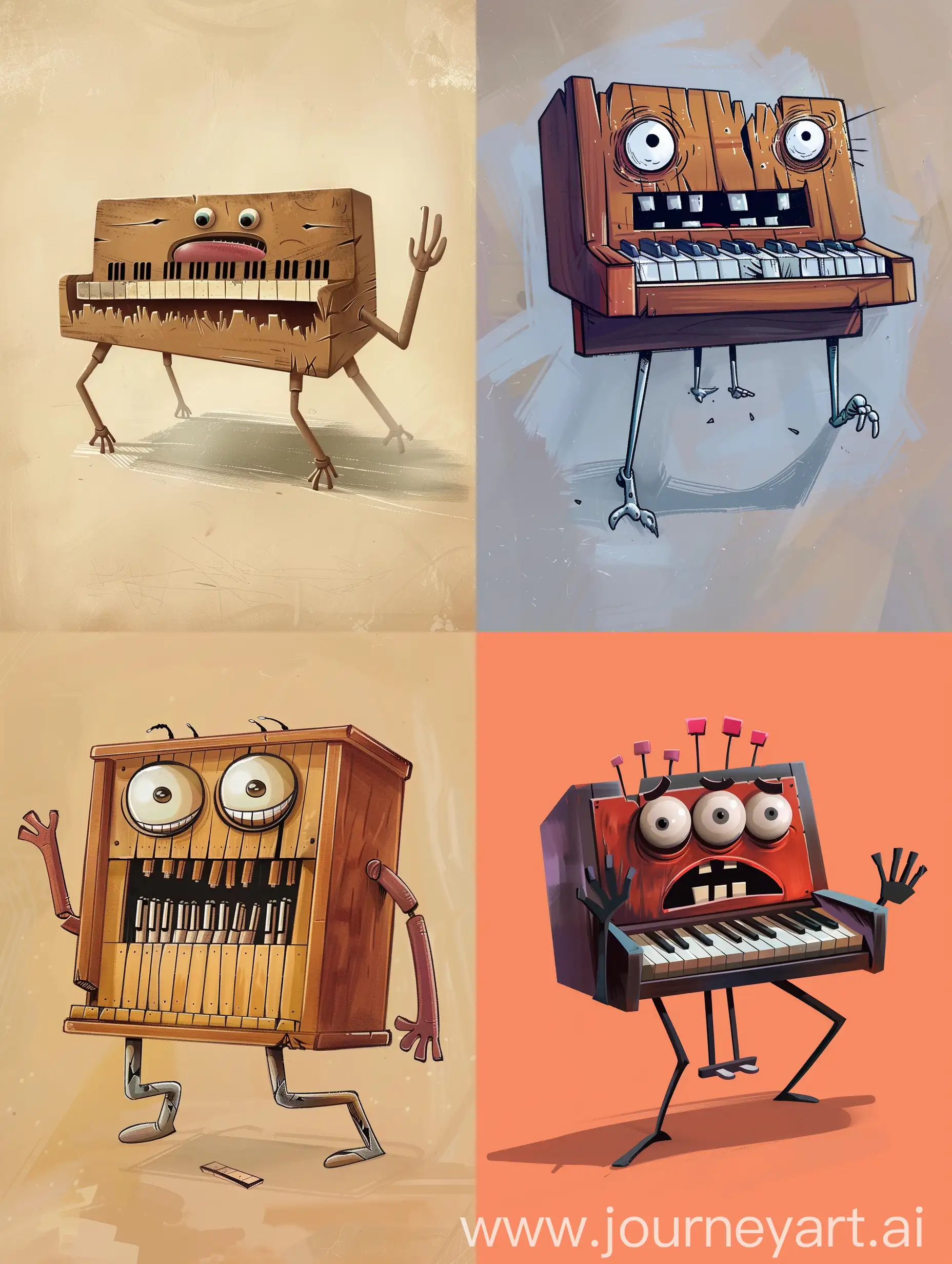 Expressive-Little-Piano-Spinet-Character-Design-with-Broken-Keys