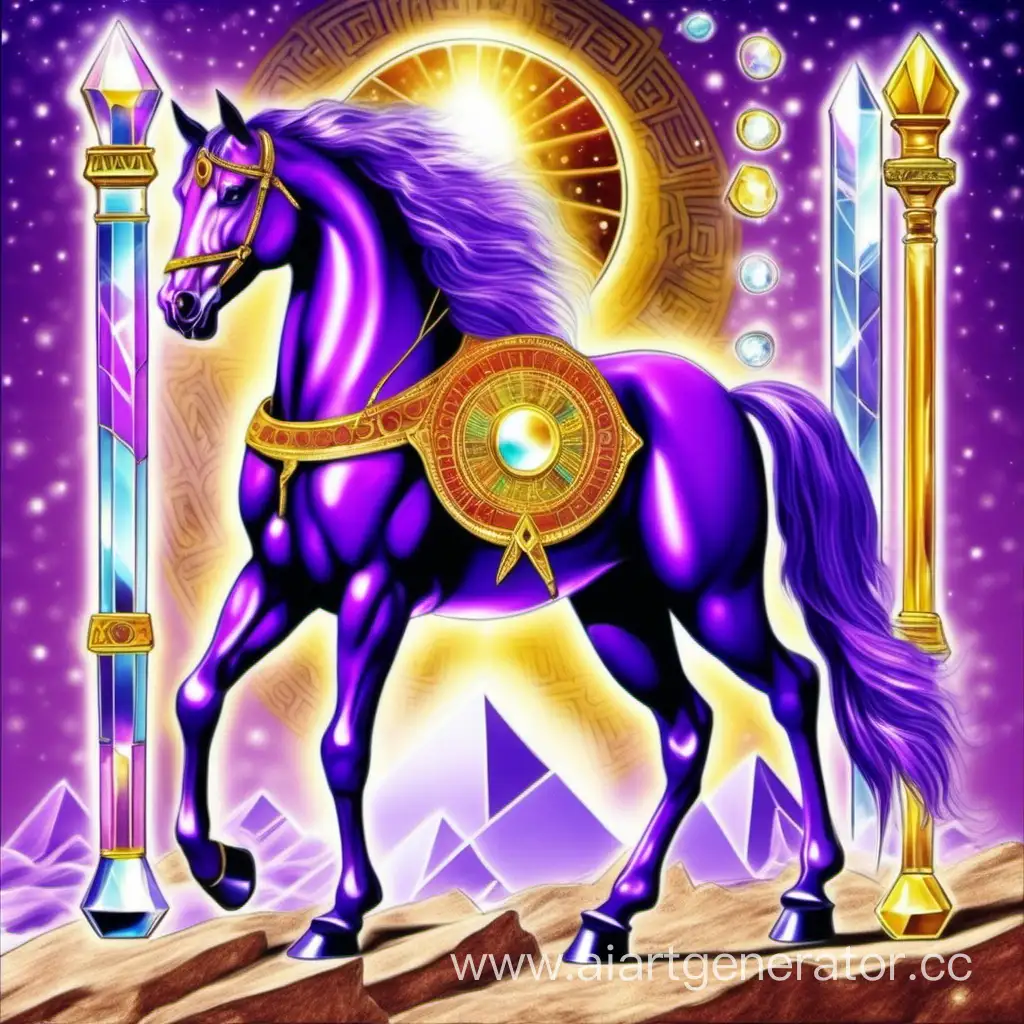 Positive-Purple-Horse-Cleanses-Mirrors-of-Gender-in-Egyptian-Incarnations