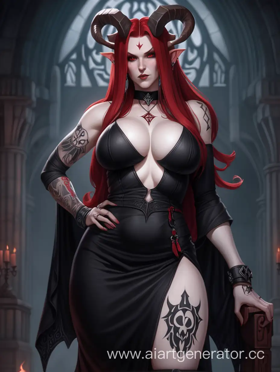 Diablo-4-Lilith-Seductive-Gothic-Demon-with-Rune-Tattoos