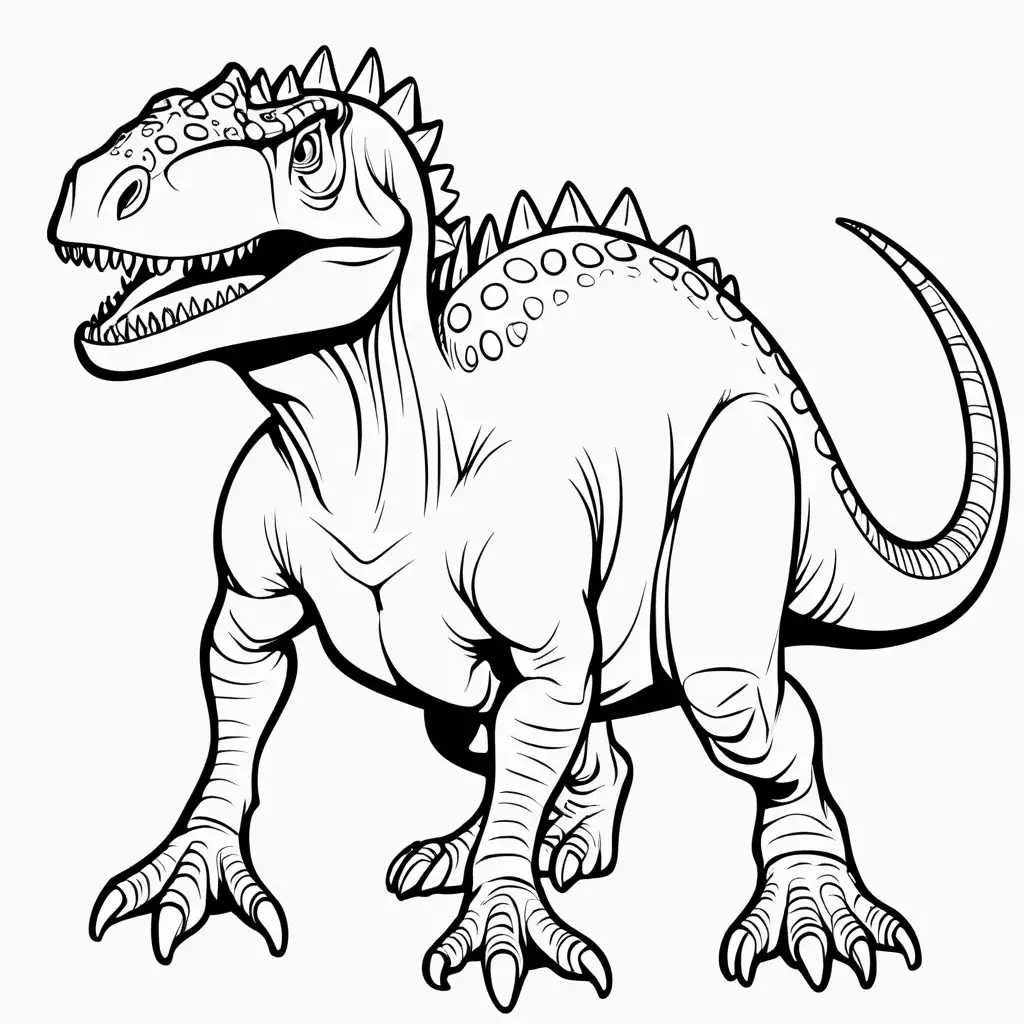 achelousaurus, frightning, no shading, 
,  coloring page, cartoon, black and white,  no shading, high dof, 8k,--ar 85:110
