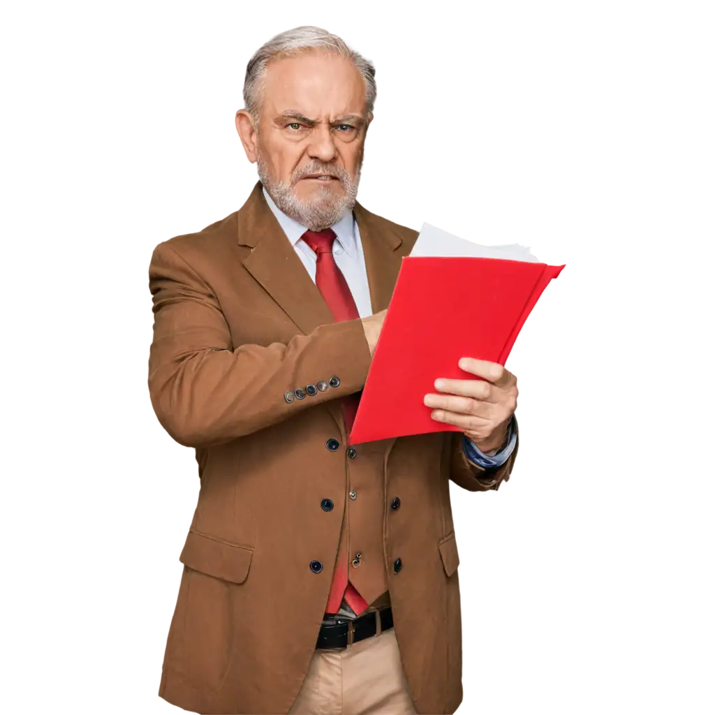 Grumpy-Man-Holding-Document-in-HighQuality-PNG-Format