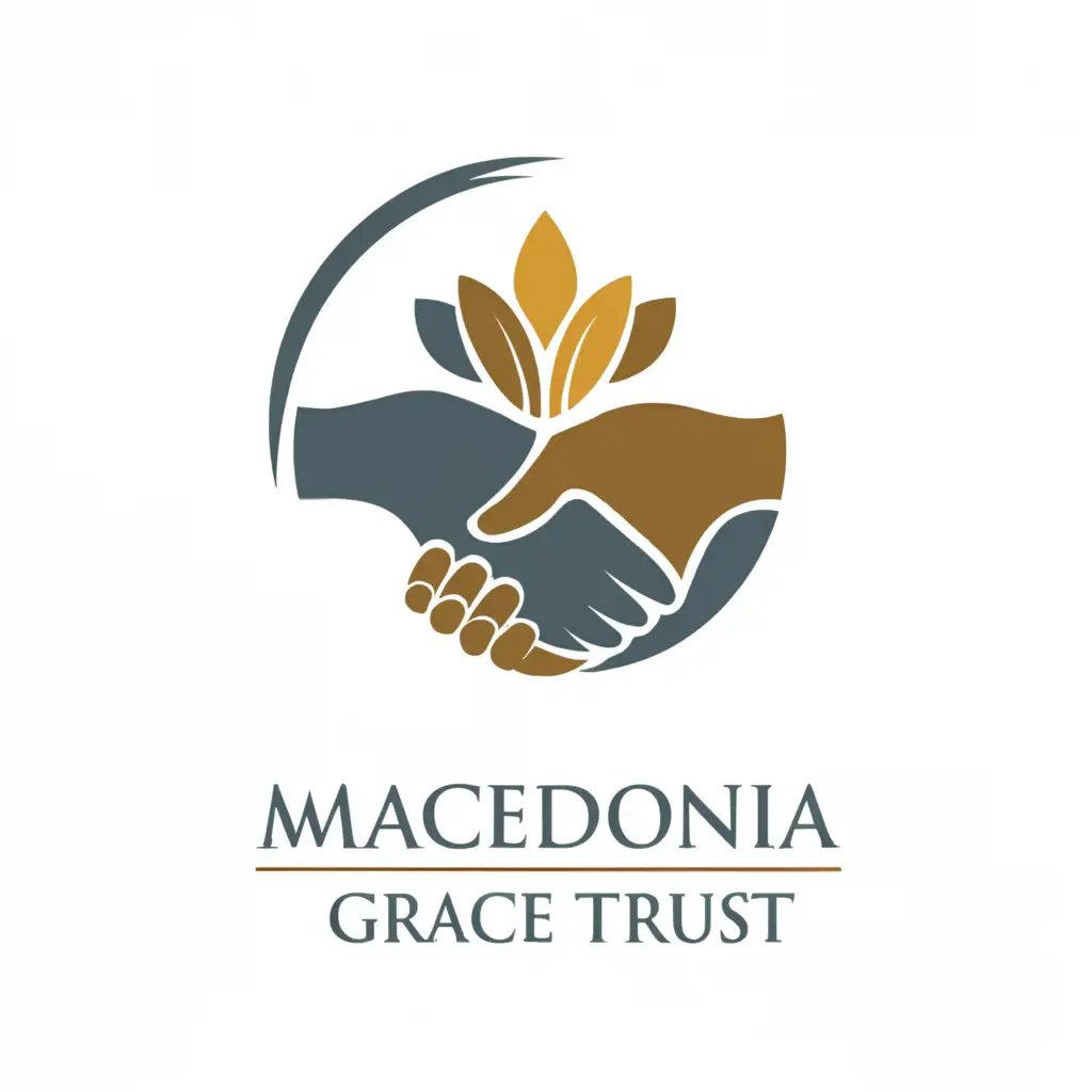 a logo design,with the text "Macedonia Grace Trust", main symbol:Trust,Moderate,be used in Nonprofit industry,clear background