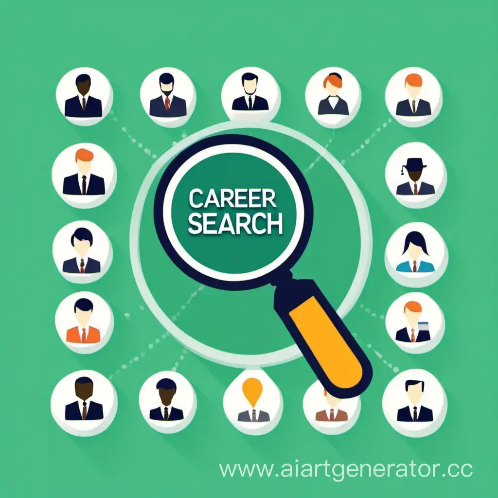 Career-Exploration-Icon-Professional-Journey-and-Job-Search