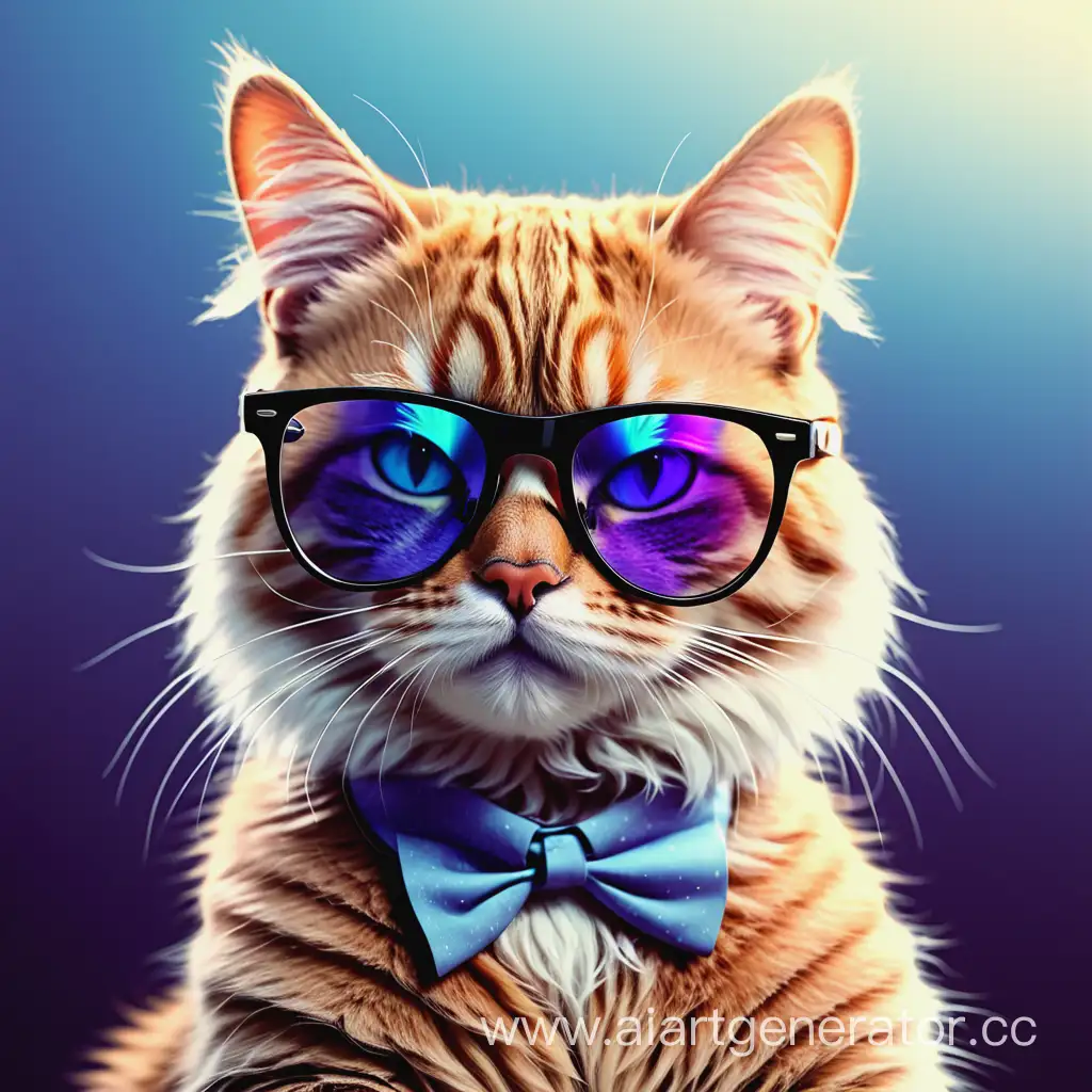 Stylish-Cat-Wearing-Glasses