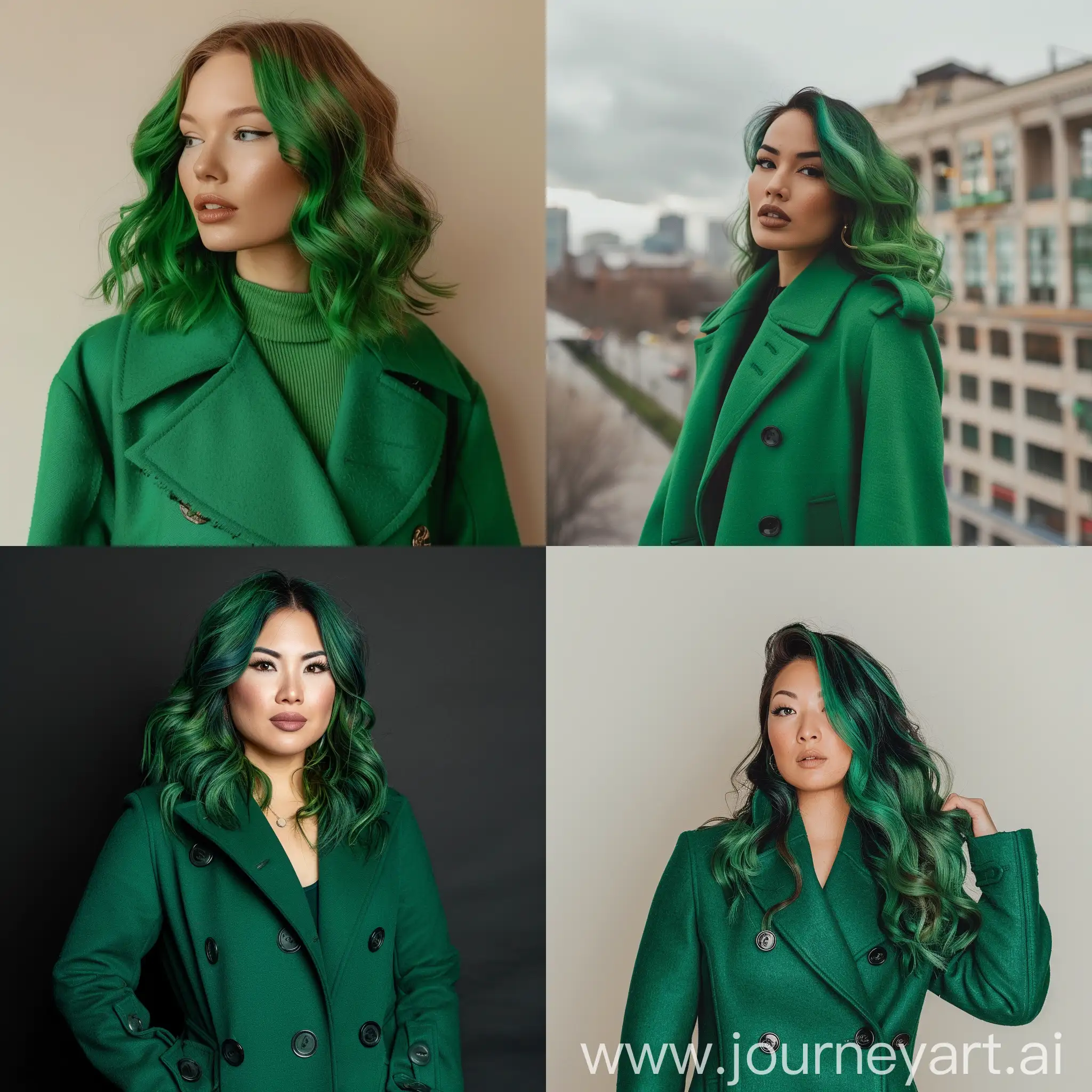 Confident-Women-in-Green-Coats-Stylish-Fashion-Statement