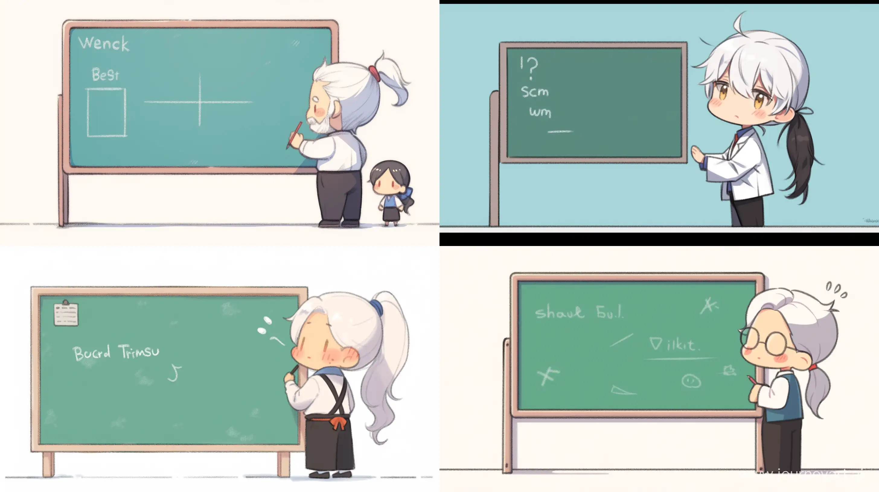 Chibi-Style-MiddleAged-Teacher-at-Chalkboard-Educational-Moment-with-White-Ponytail