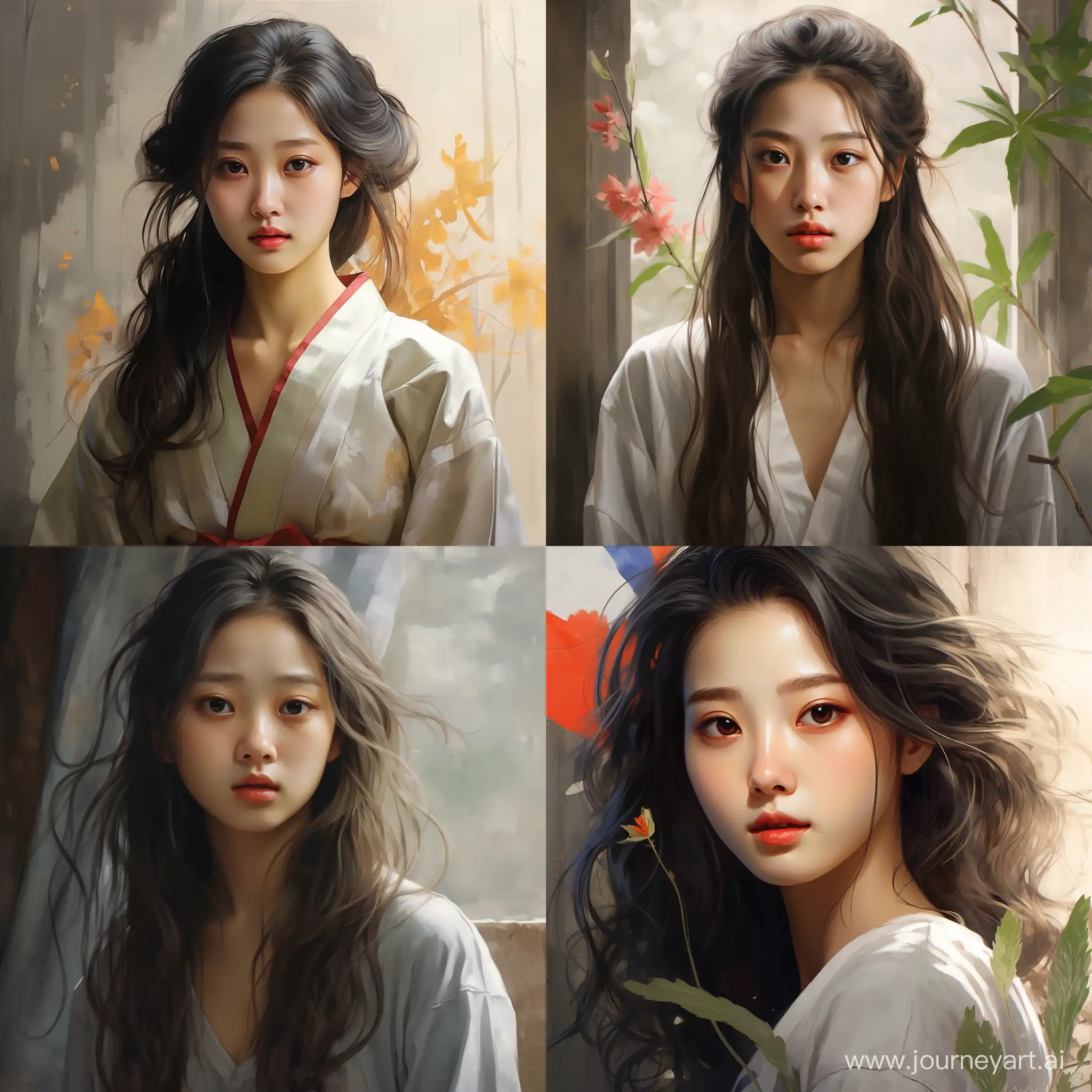 Charming-Korean-Girl-in-a-11-Artistic-Portrait