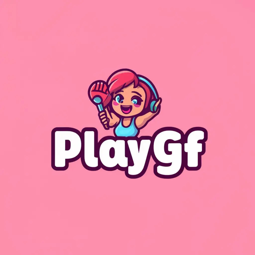 LOGO-Design-For-PlayGF-Cam-Girl-Symbol-with-Moderate-Clear-Background