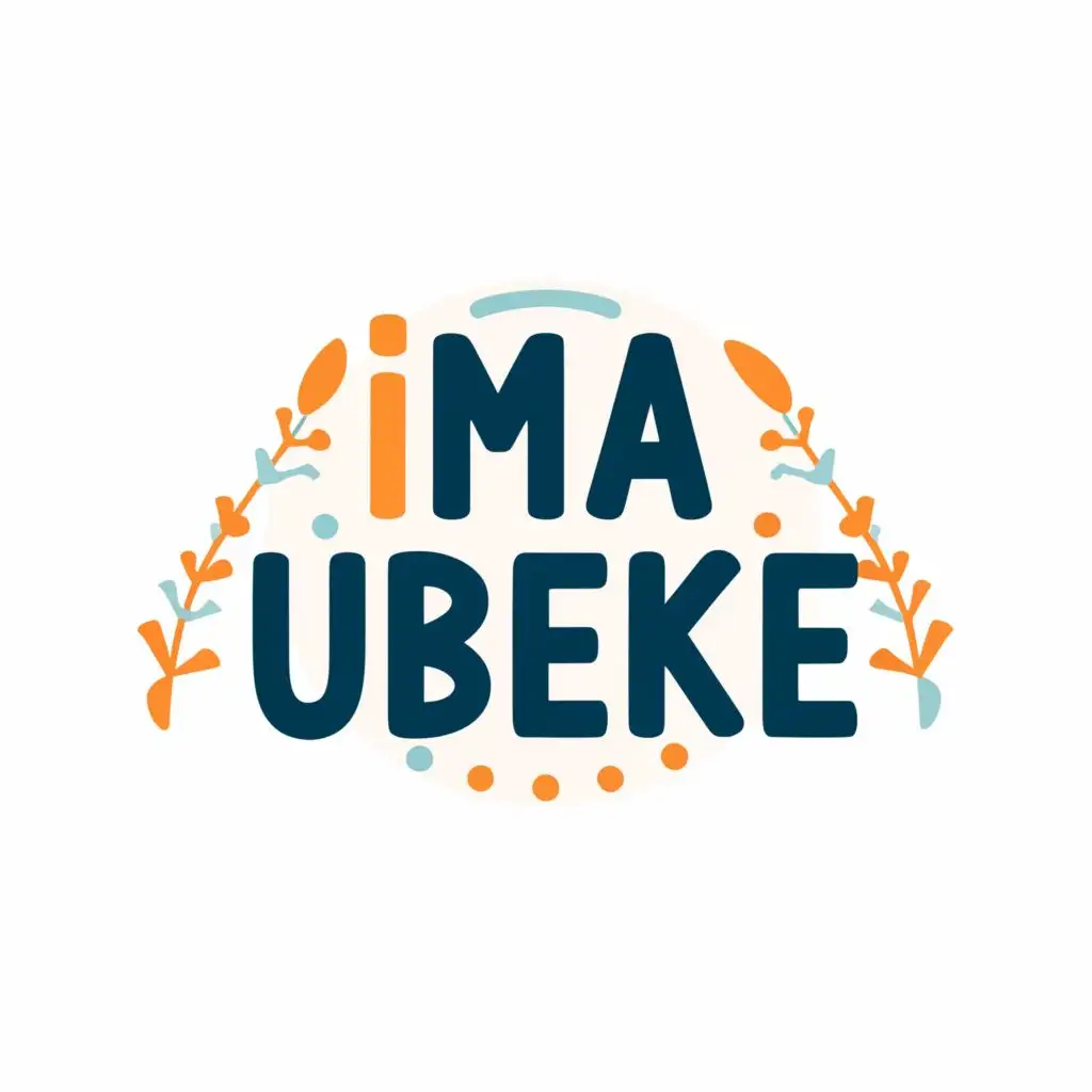 logo, light unisex, with the text "Ima Ubeke", typography, be used in Nonprofit industry