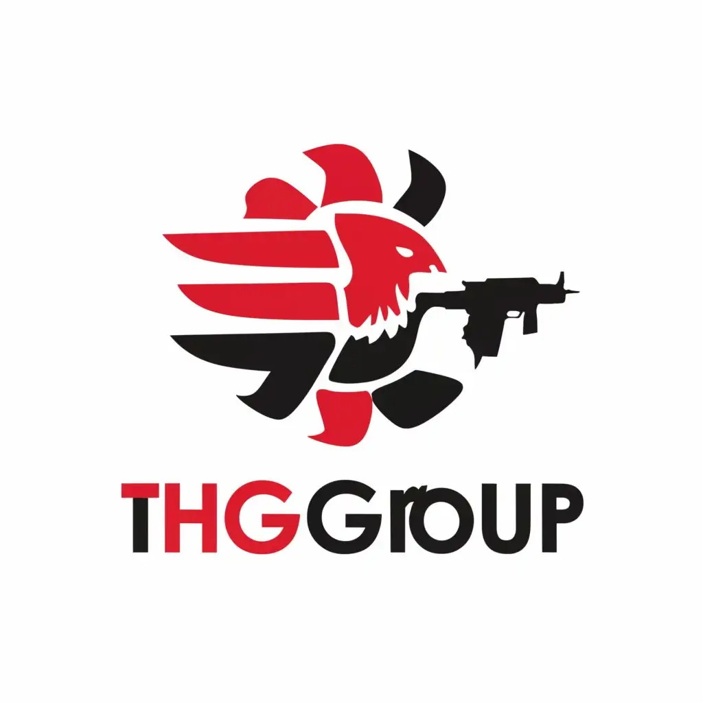 LOGO-Design-For-THG-GROUP-Dynamic-Albanian-Flag-and-AK47-Emblem