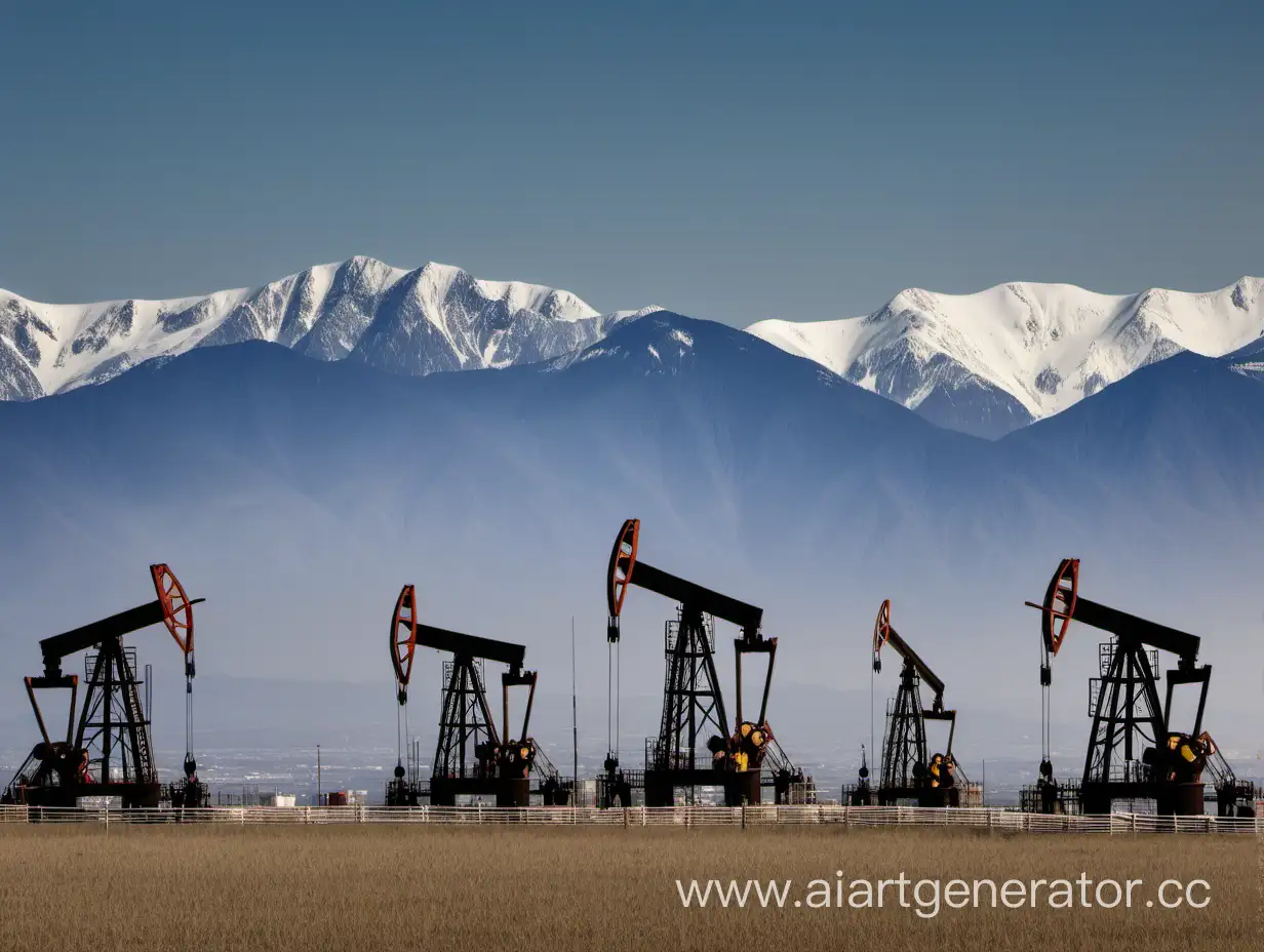 Oil-Rigs-Framed-by-Majestic-Mountains