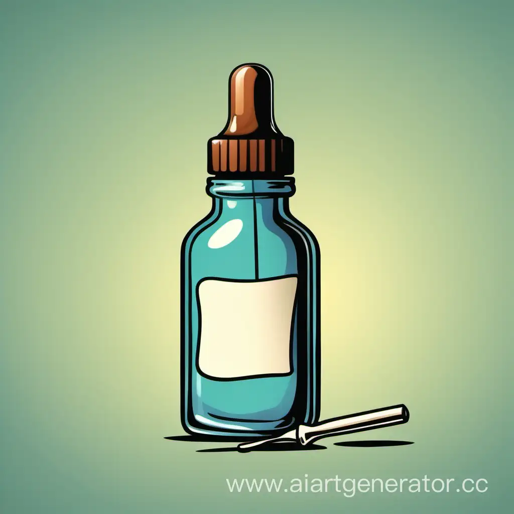 Colorful-Cartoonish-Bottle-with-Dropper-Vibrant-and-Playful-Liquid-Dispenser