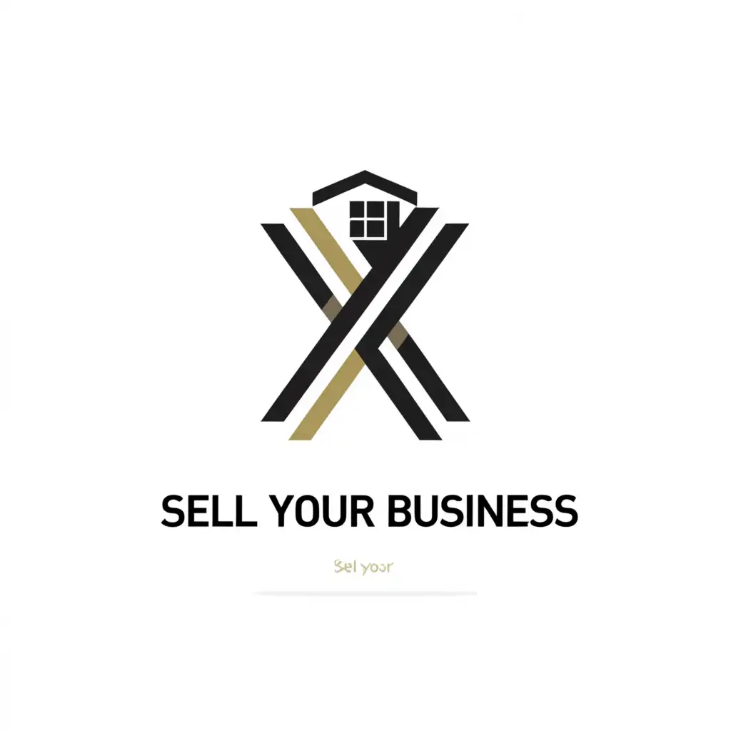 a logo design,with the text "x property
sell your business", main symbol:commercial properties,Minimalistic,be used in Real Estate industry,clear background
