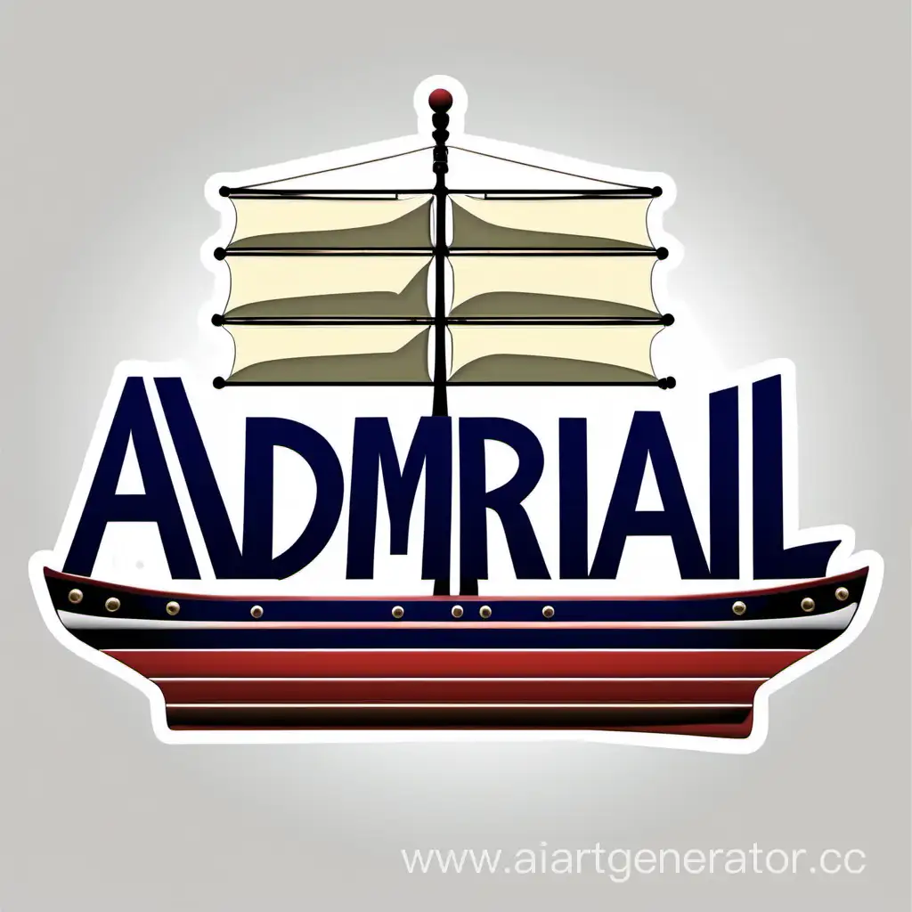 Word-Admiral-on-Ship-Vector-Illustration