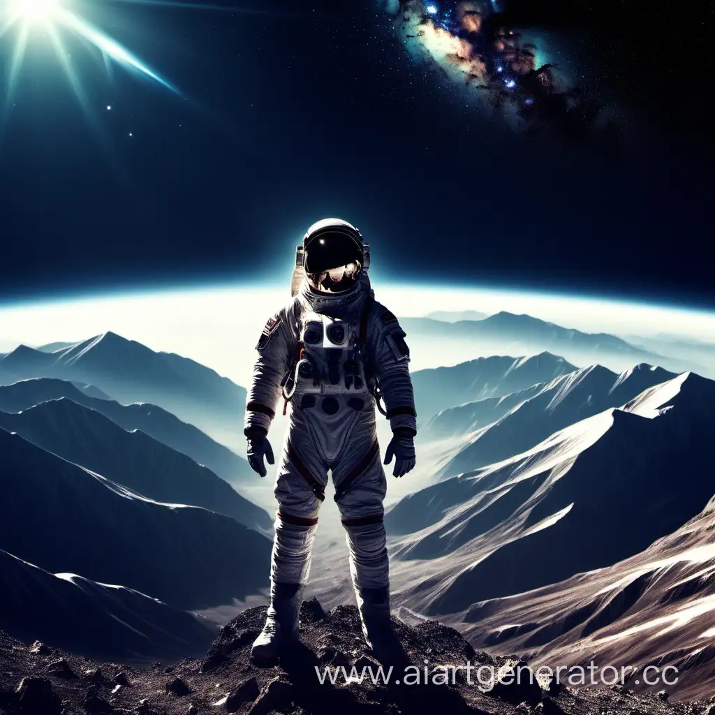 Explorer-Trekking-through-Majestic-Mountain-Ranges-and-Cosmic-Vistas