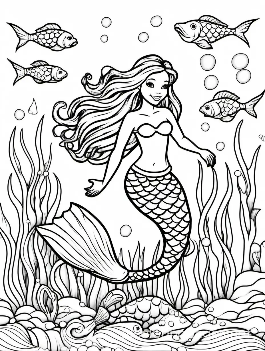 Mermaid-and-Ocean-Animals-Coloring-Page-for-Kids