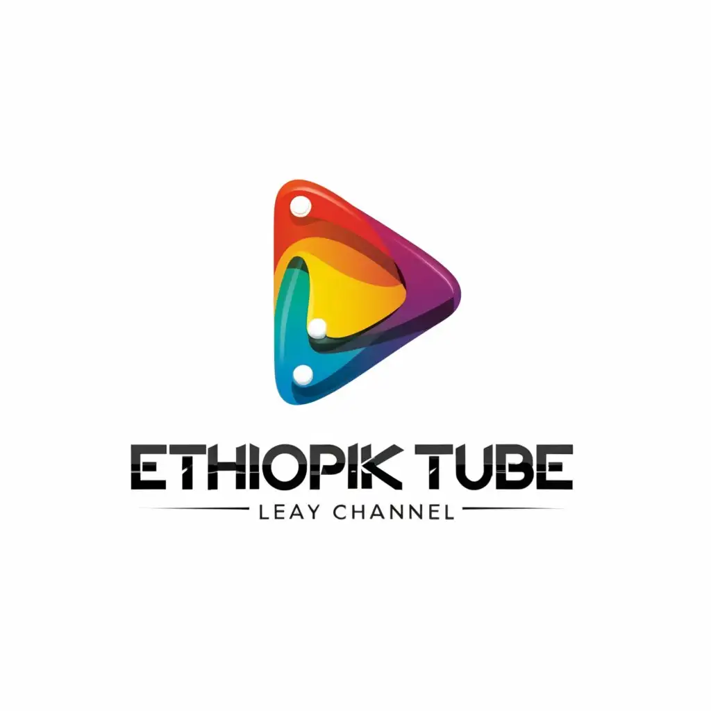 a logo design,with the text "Ethiopik Tube 🇪🇹", main symbol:YouTube Channel,Moderate,be used in Entertainment industry,clear background