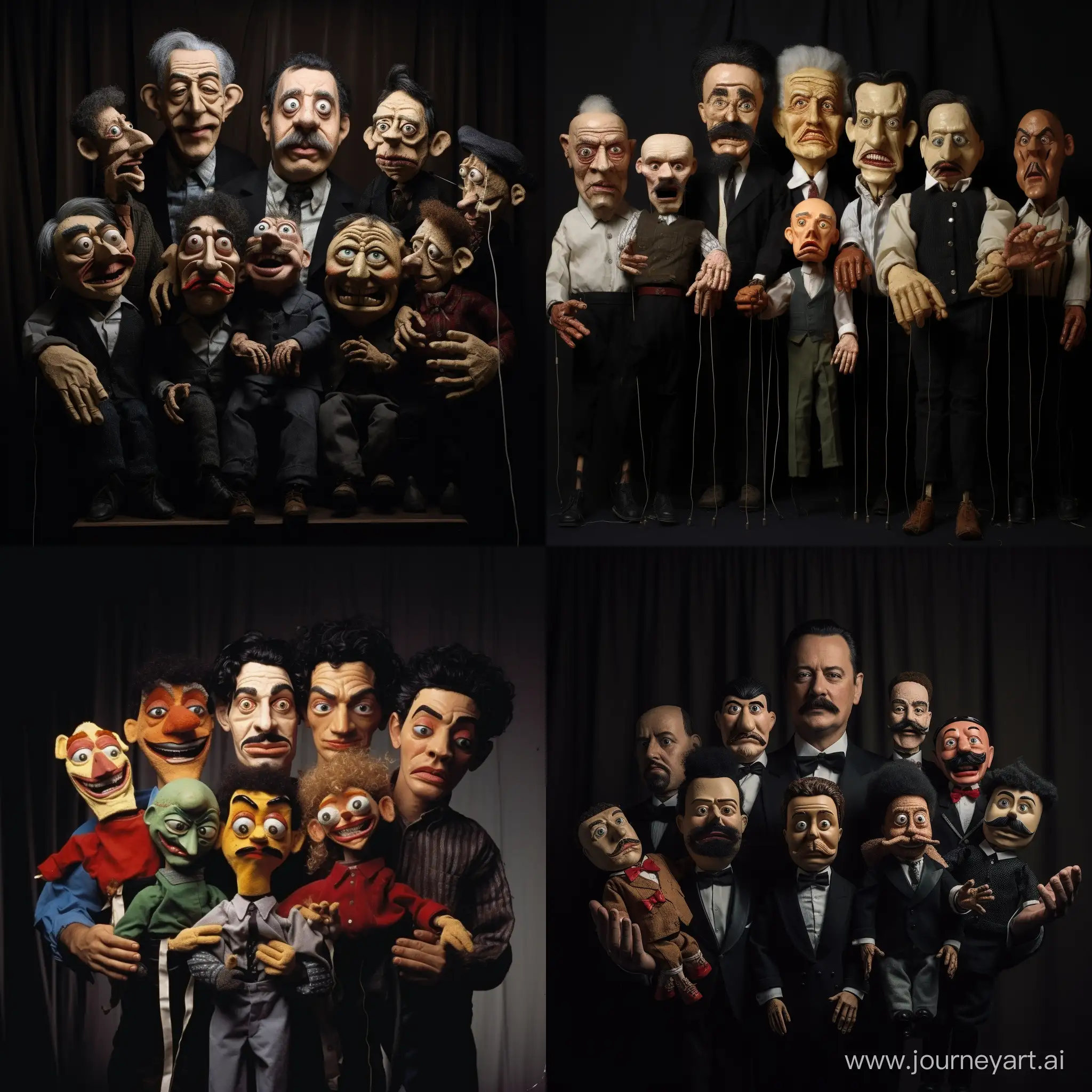 Nested-Puppetry-Intricate-Puppets-Holding-Puppets