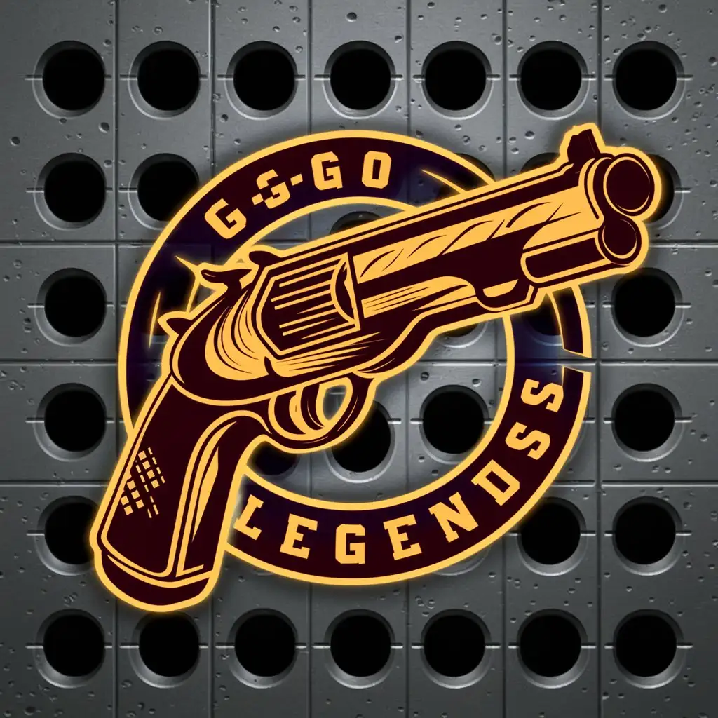 CSGO GameInspired Sticker with Tactical Inscription