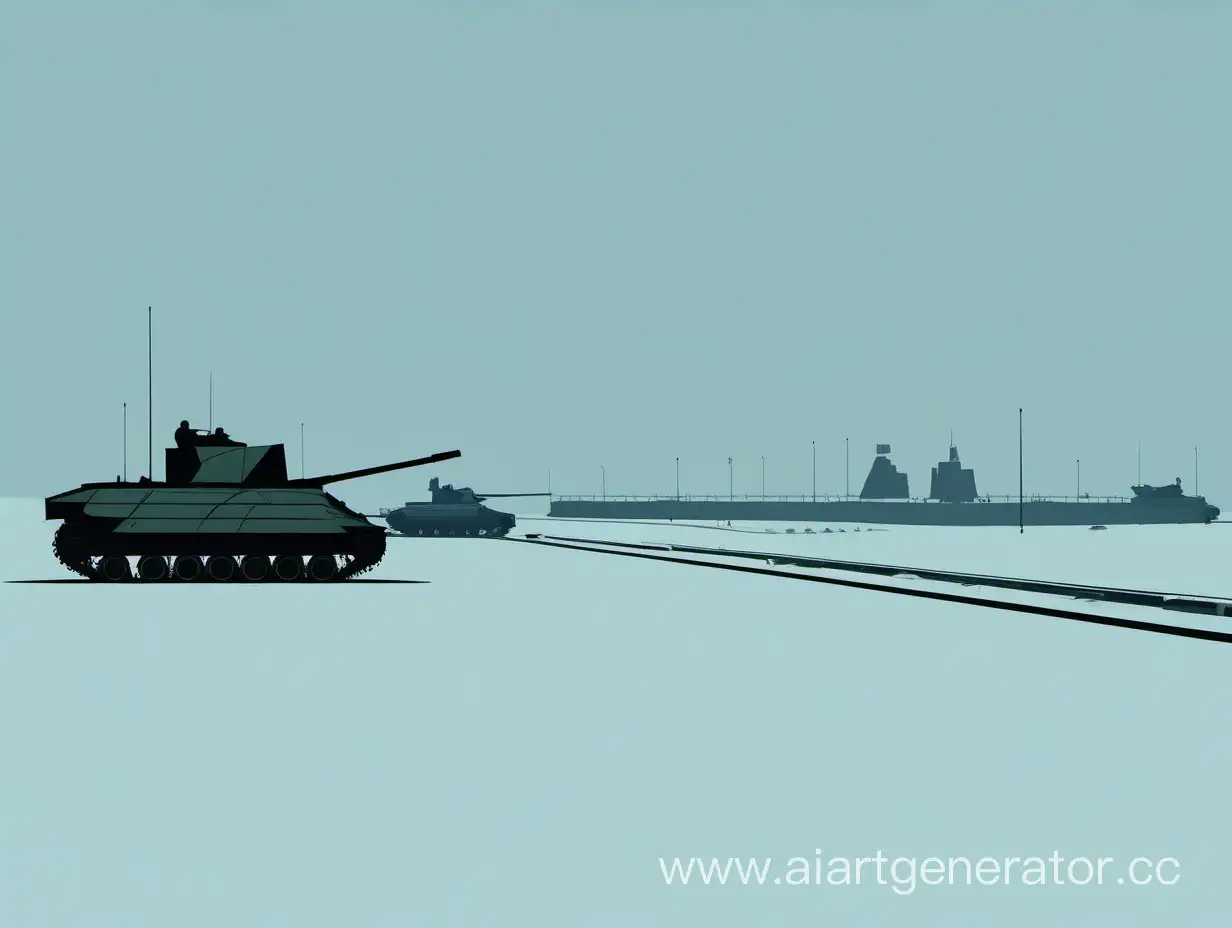 минималистичная абстрактная картина военная  блокада ленинграда много пустого места контуры атмосфера