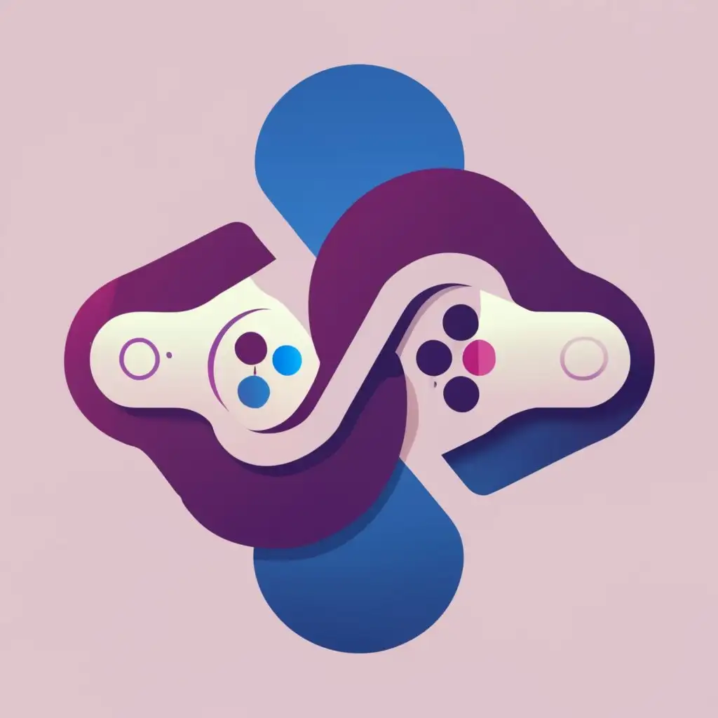 logo, Create a flat vector, illustrative-style abstract concept logo design for a government esports tournament organizer named "BHARAT ESPORTS COUNCIL". The logo should feature a geometric shape inspired by a game controller, symbolizing the essence of esports. The shape should be divided into sections, each representing different esports disciplines. Use a bold and contrasting color scheme, such as deep purple and electric blue, to evoke excitement and competitiveness. Against a white background, the logo should communicate a sense of inclusivity and diversity., with the text "Bharat eSports Council", typography