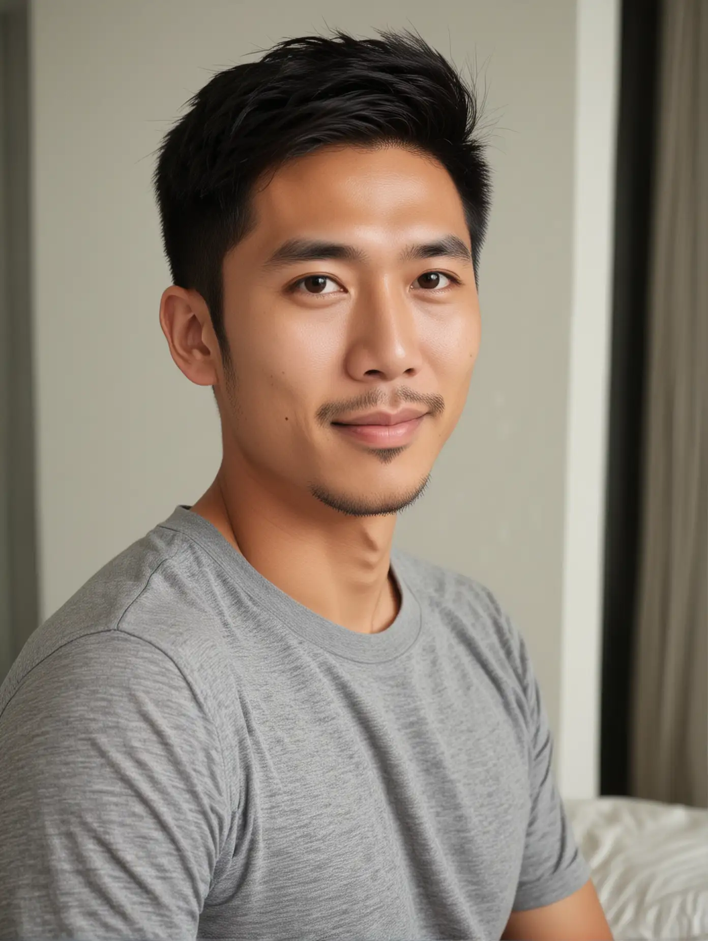 Handsome Singaporean Male Portraits Diverse Lifestyle and Home Scenes