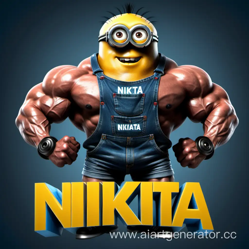 Muscular-Minion-Nikita-Flexing-its-Strength