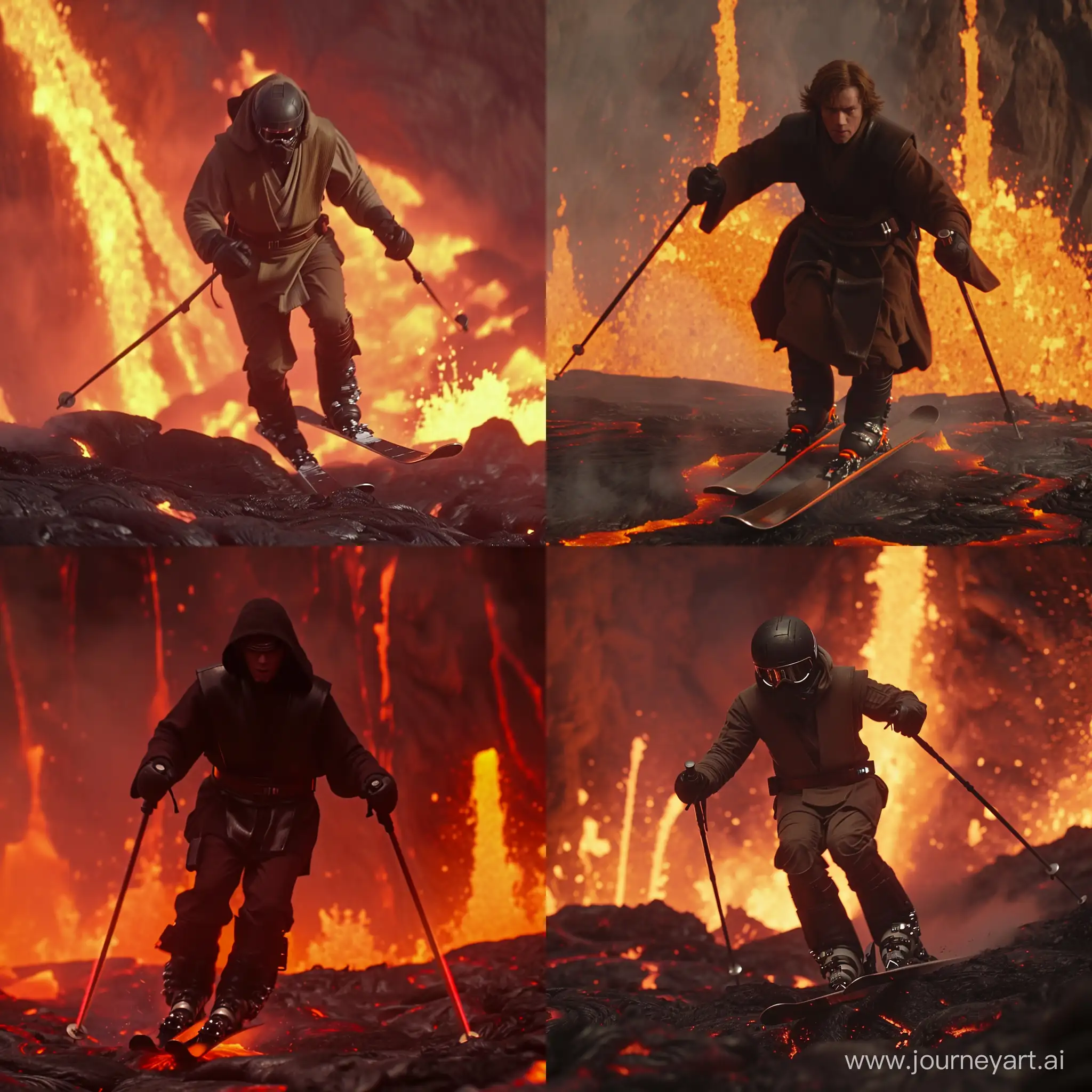 Anakin-Skywalker-Skiing-in-Lava