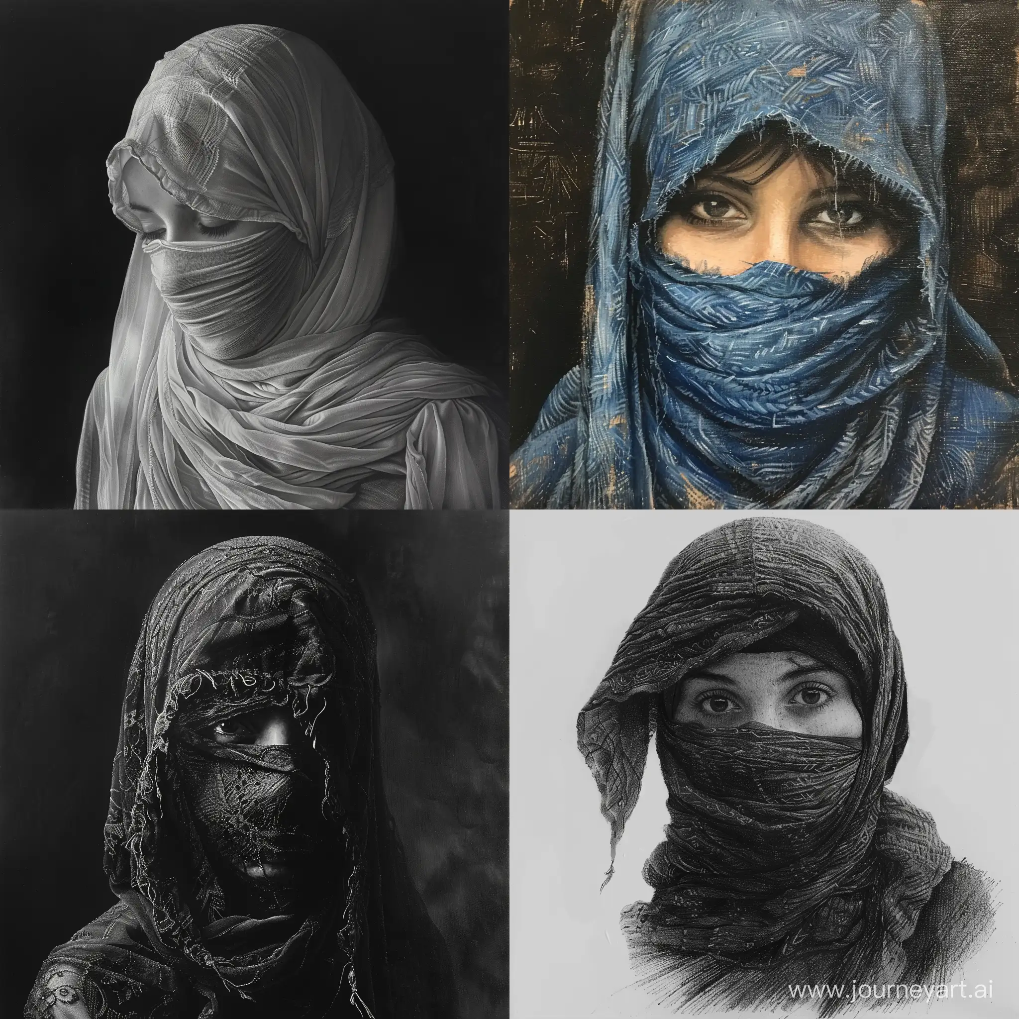 Mysterious-Veiled-Girl-Portrait