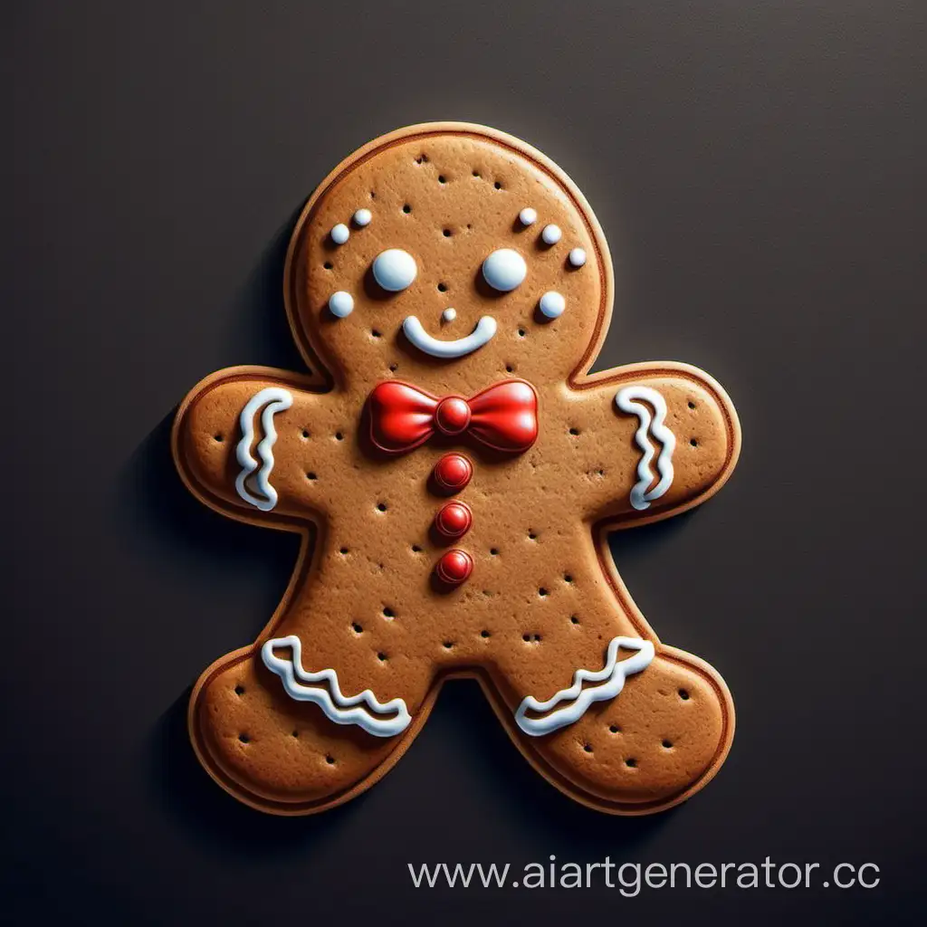 Gingerbread-Cookie-Logo-Vector-Illustration