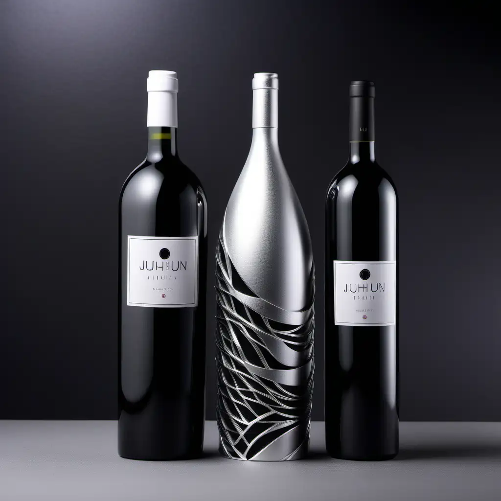 Elegant Wine Bottle Packaging HighEnd NonMainstream Design