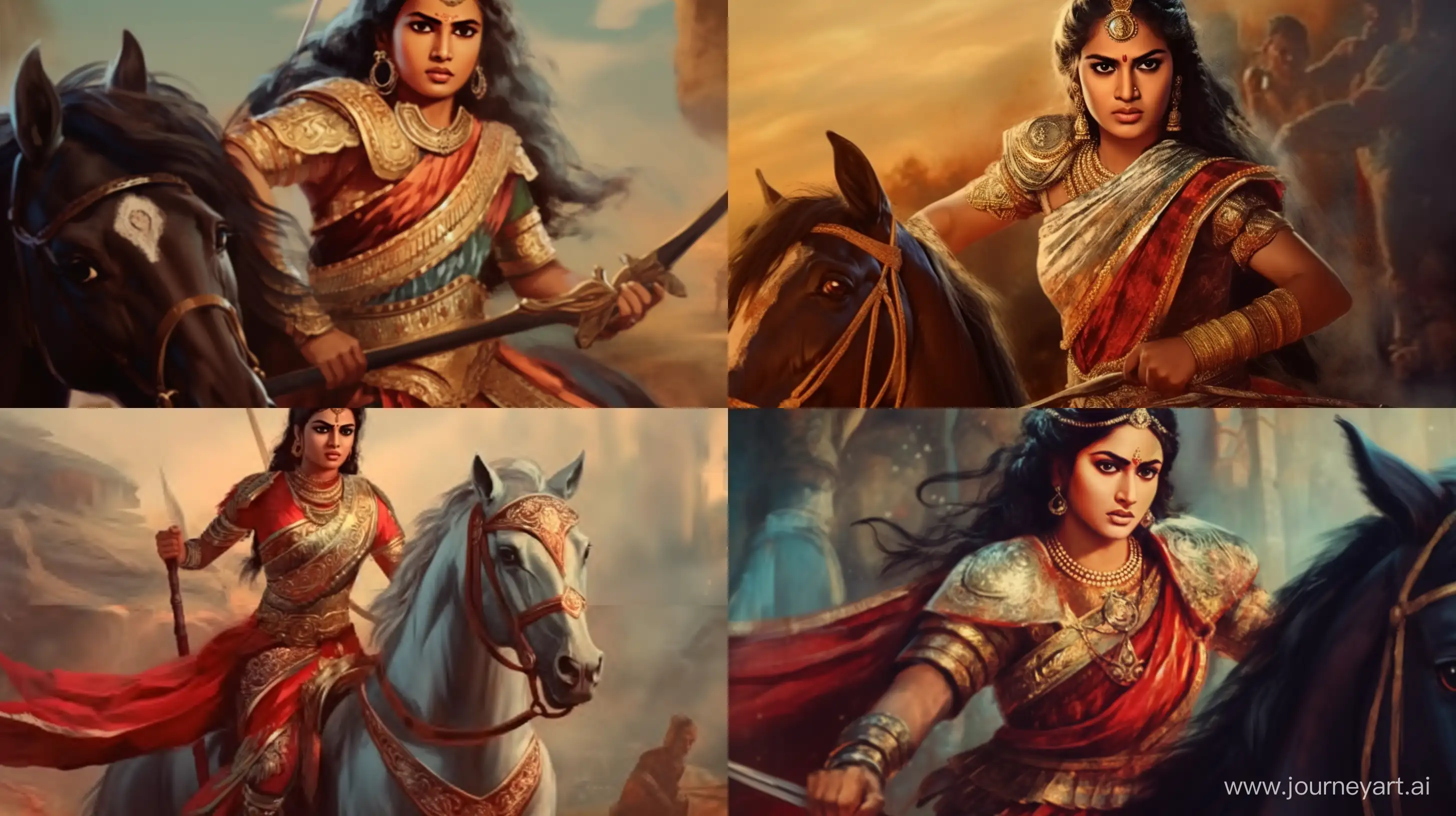 Dynamic-Tamil-Women-Warriors-Raiding-on-Horseback-in-Cinematic-4K-Digital-Art