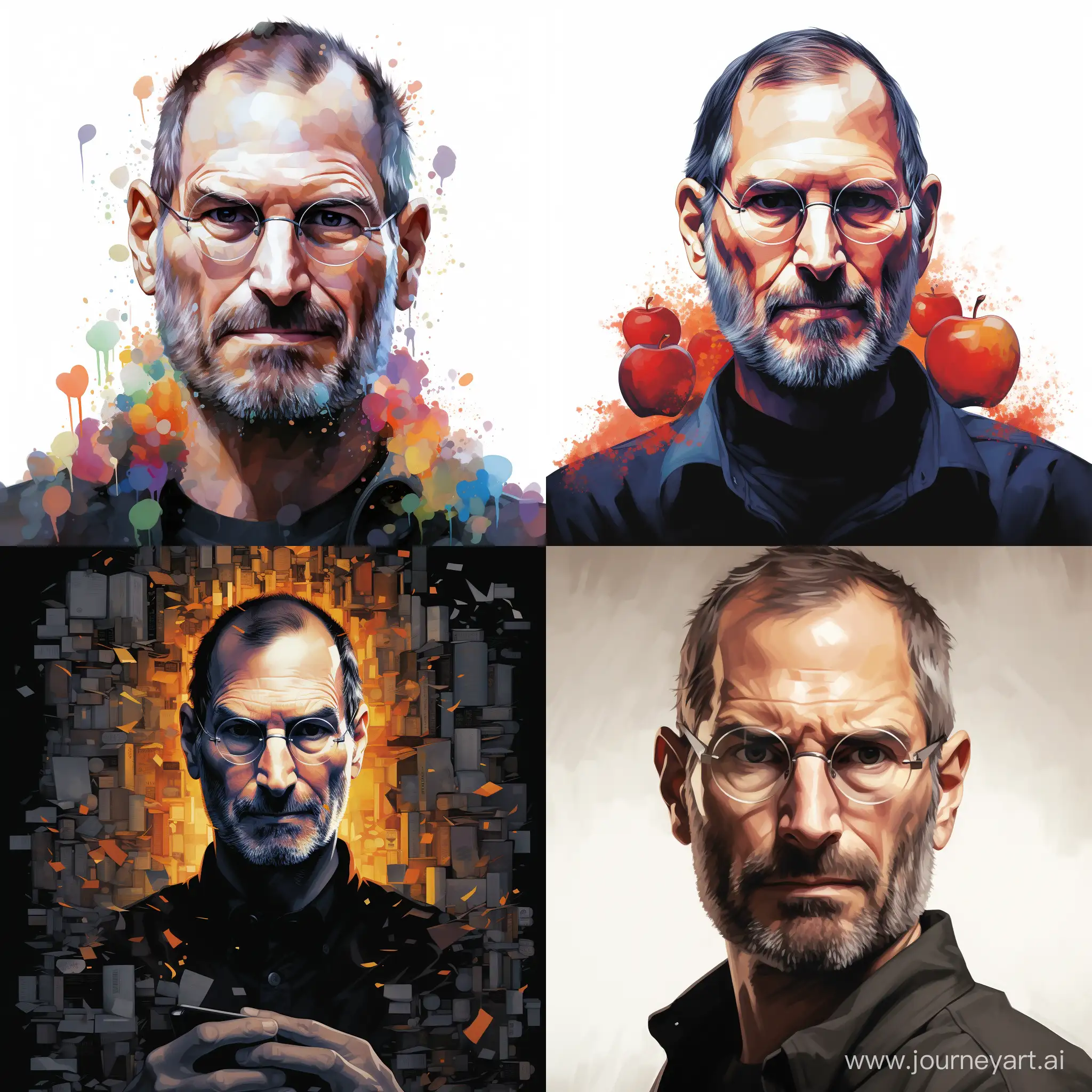 Steve-Jobs-Portrait-in-11-Aspect-Ratio