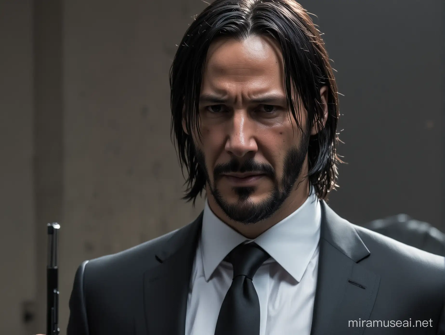 Muscular John Wick Asserts His Return with Famous Quote