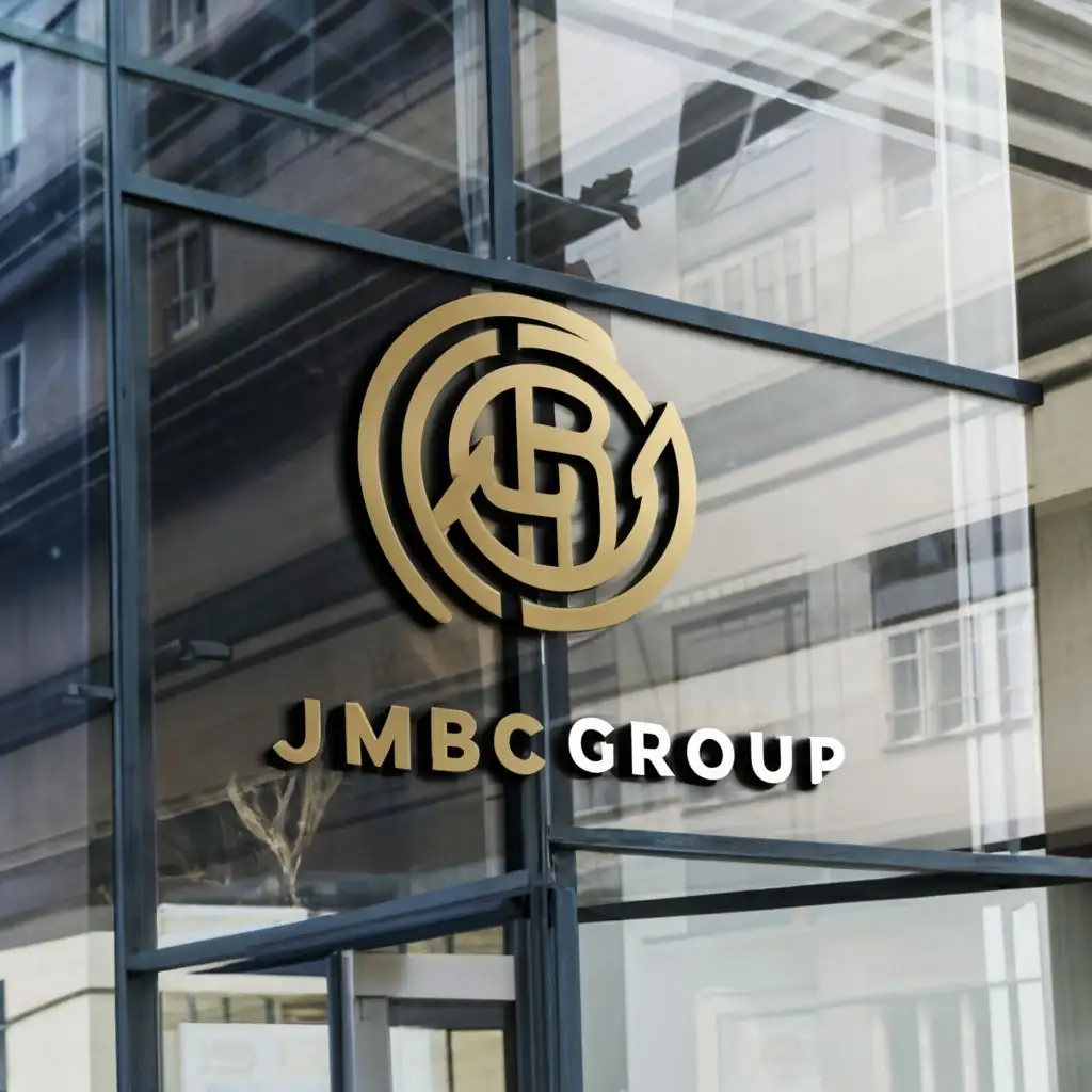 a logo design,with the text "JMBC GROUP", main symbol:This is for a wealth management company,Moderate,clear background