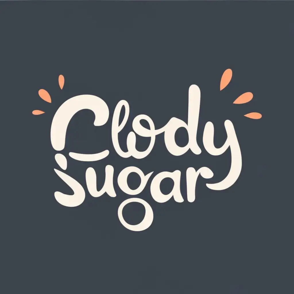 logo, We make your smile, with the text "Clody sugar", typography