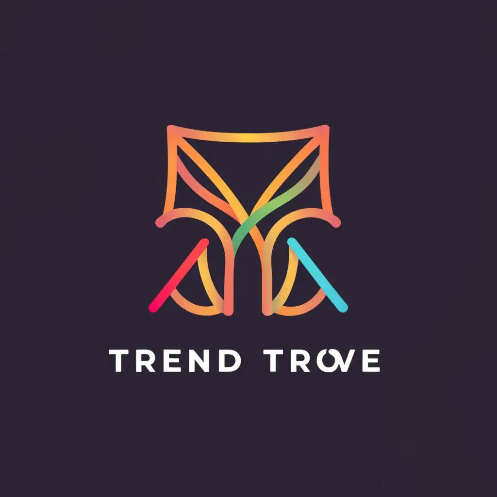 a logo design,with the text "Trend Trove", main symbol:clothing,Moderate,clear background