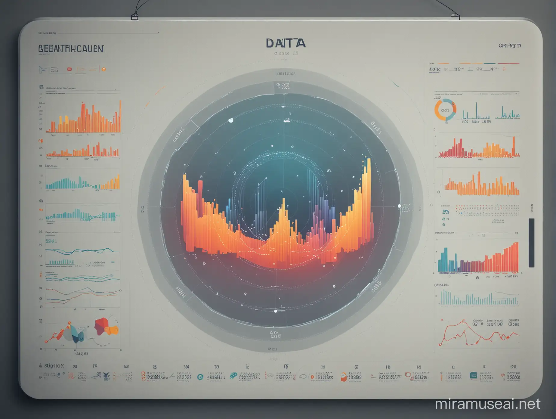 Tech Style Big Data Chart Visualization